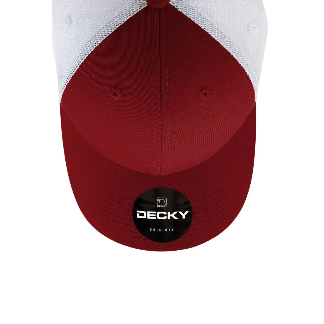 Decky 214 Low Profile Mesh Trucker Golf Hats 6 Panel Curved Bill Baseball Caps