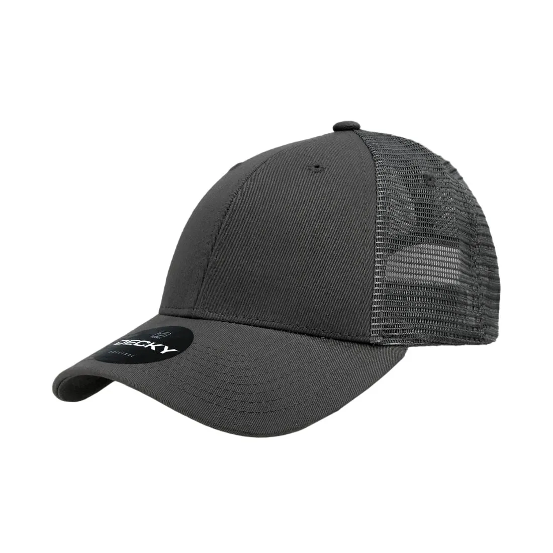 Decky 214 Low Profile Mesh Trucker Golf Hats 6 Panel Curved Bill Baseball Caps