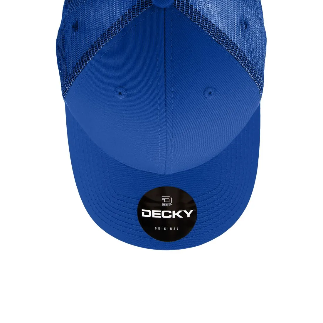 Decky 214 Low Profile Mesh Trucker Golf Hats 6 Panel Curved Bill Baseball Caps