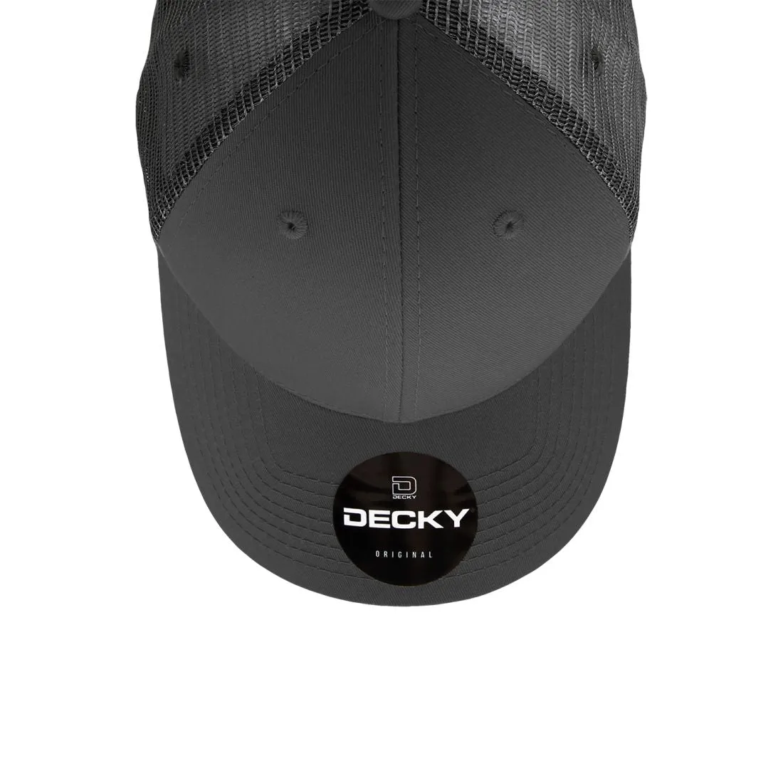 Decky 214 Low Profile Mesh Trucker Golf Hats 6 Panel Curved Bill Baseball Caps