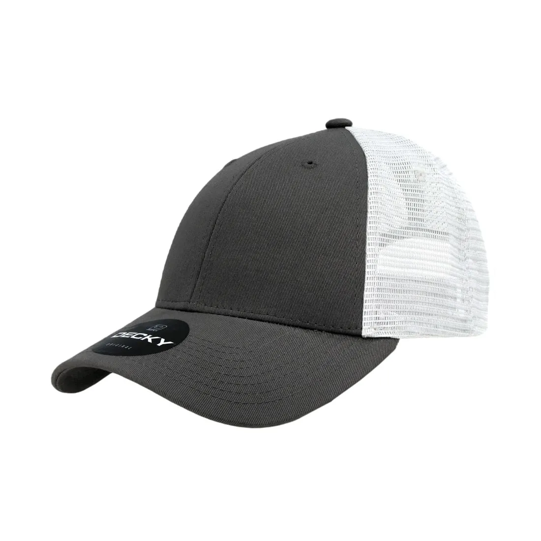Decky 214 Low Profile Mesh Trucker Golf Hats 6 Panel Curved Bill Baseball Caps