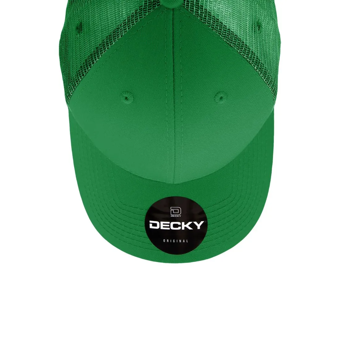 Decky 214 Low Profile Mesh Trucker Golf Hats 6 Panel Curved Bill Baseball Caps