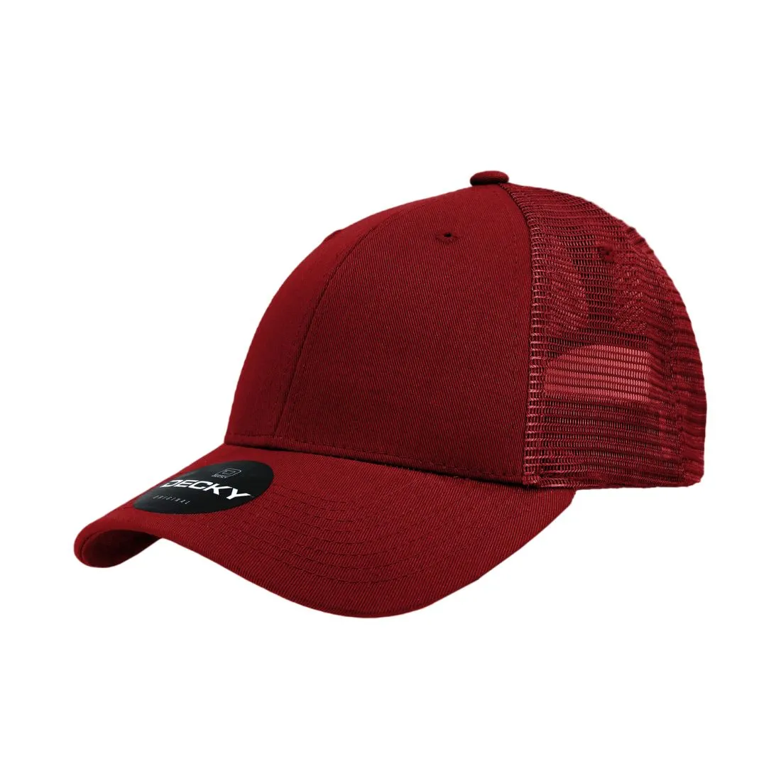 Decky 214 Low Profile Mesh Trucker Golf Hats 6 Panel Curved Bill Baseball Caps