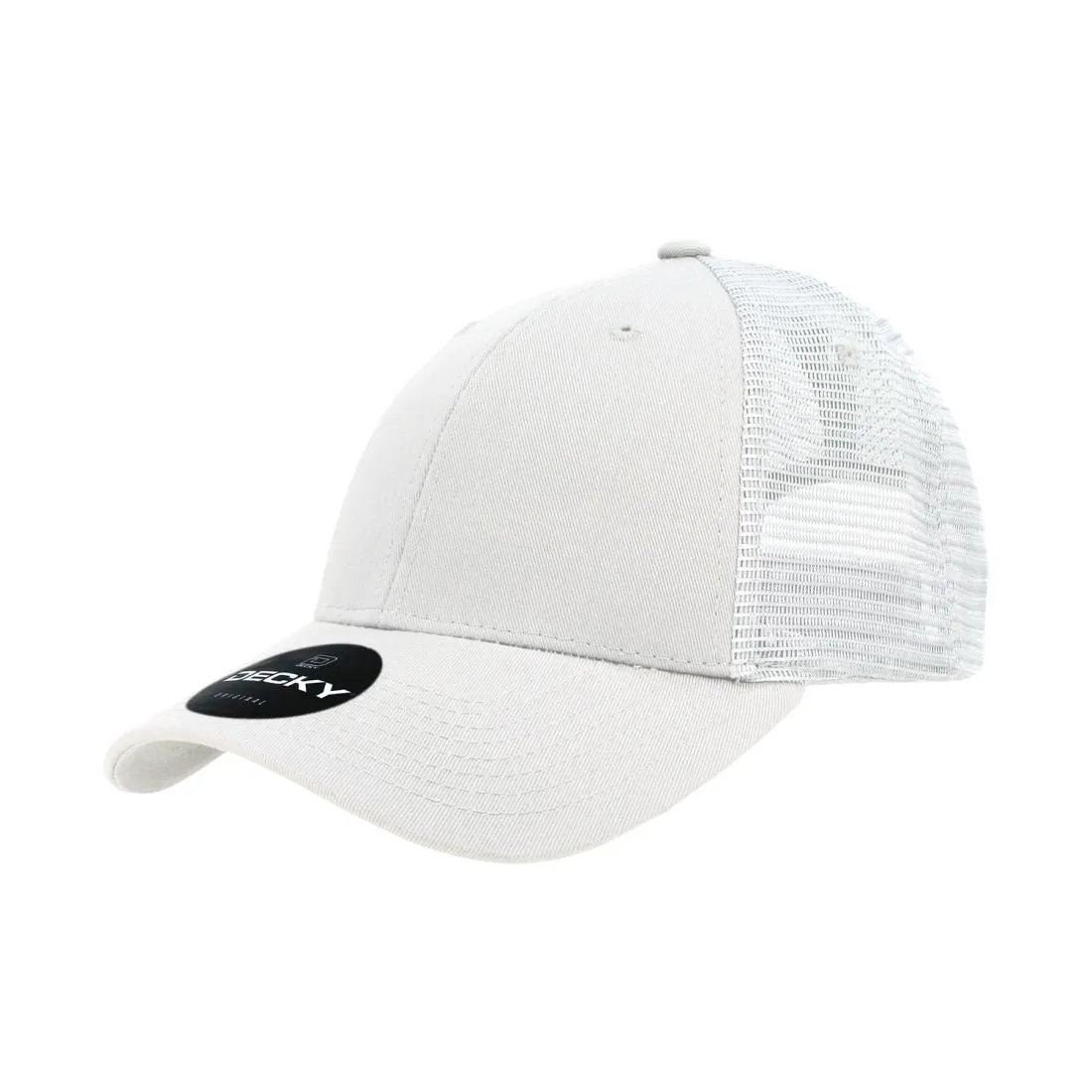 Decky 214 Low Profile Mesh Trucker Golf Hats 6 Panel Curved Bill Baseball Caps