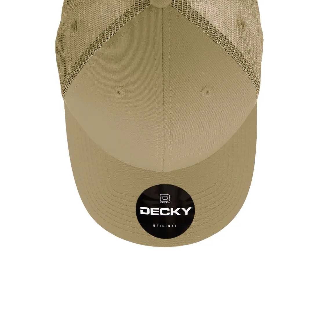 Decky 214 Low Profile Mesh Trucker Golf Hats 6 Panel Curved Bill Baseball Caps