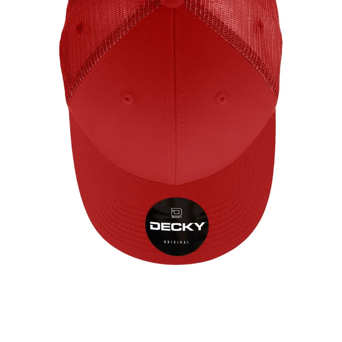 Decky 214 Low Profile Mesh Trucker Golf Hats 6 Panel Curved Bill Baseball Caps