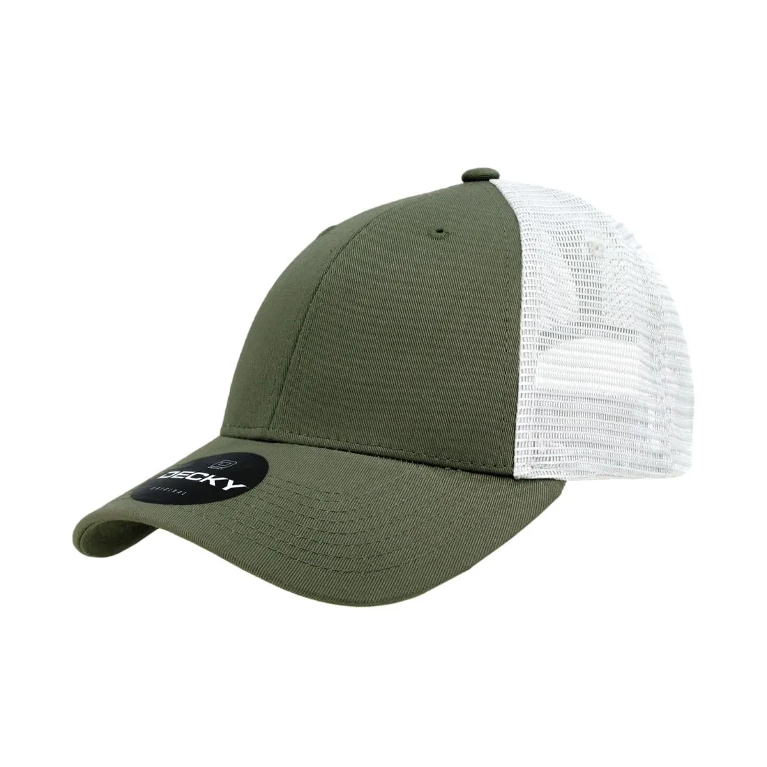 Decky 214 Low Profile Mesh Trucker Golf Hats 6 Panel Curved Bill Baseball Caps