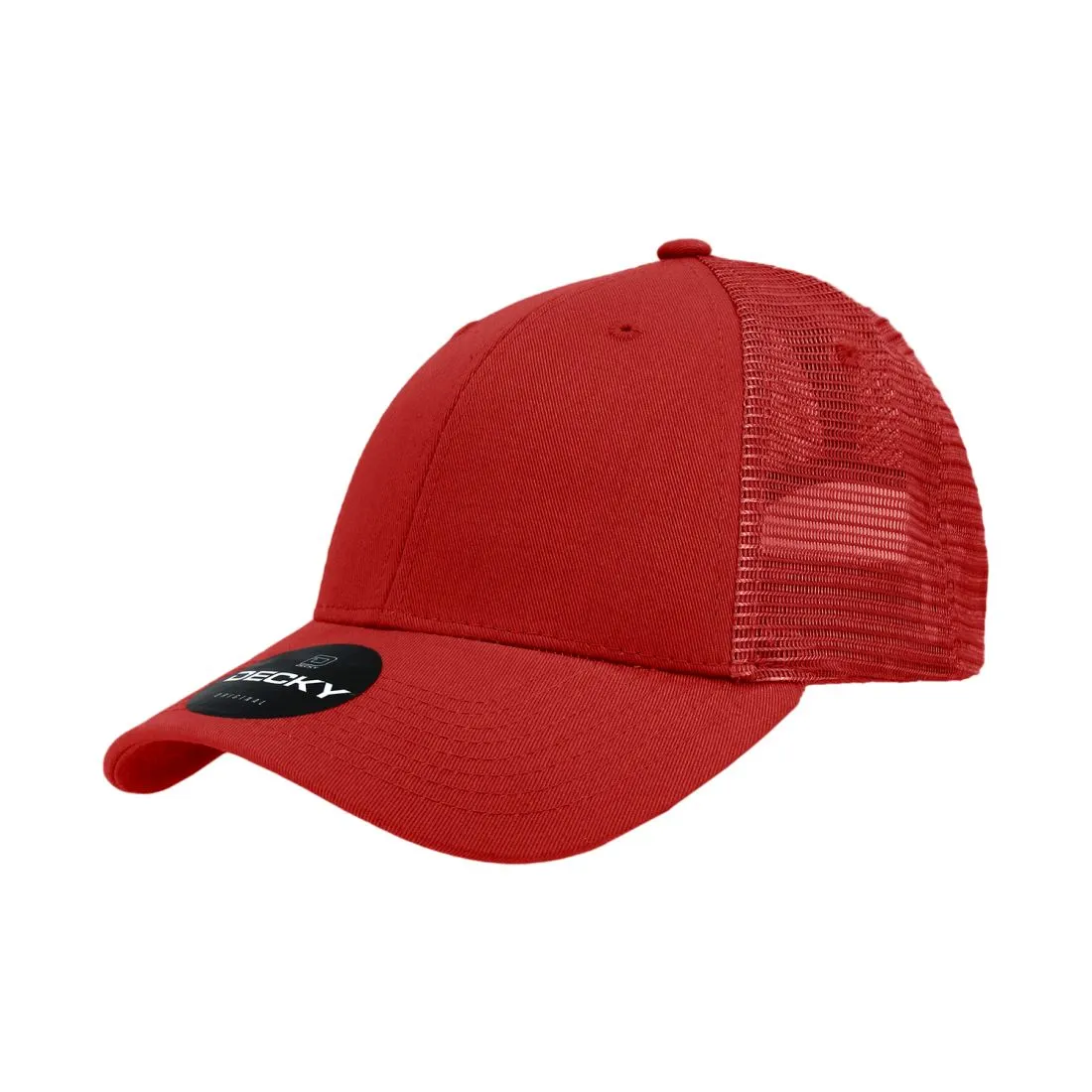 Decky 214 Low Profile Mesh Trucker Golf Hats 6 Panel Curved Bill Baseball Caps