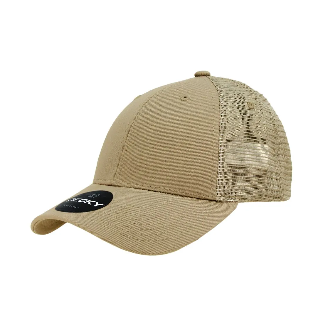 Decky 214 Low Profile Mesh Trucker Golf Hats 6 Panel Curved Bill Baseball Caps