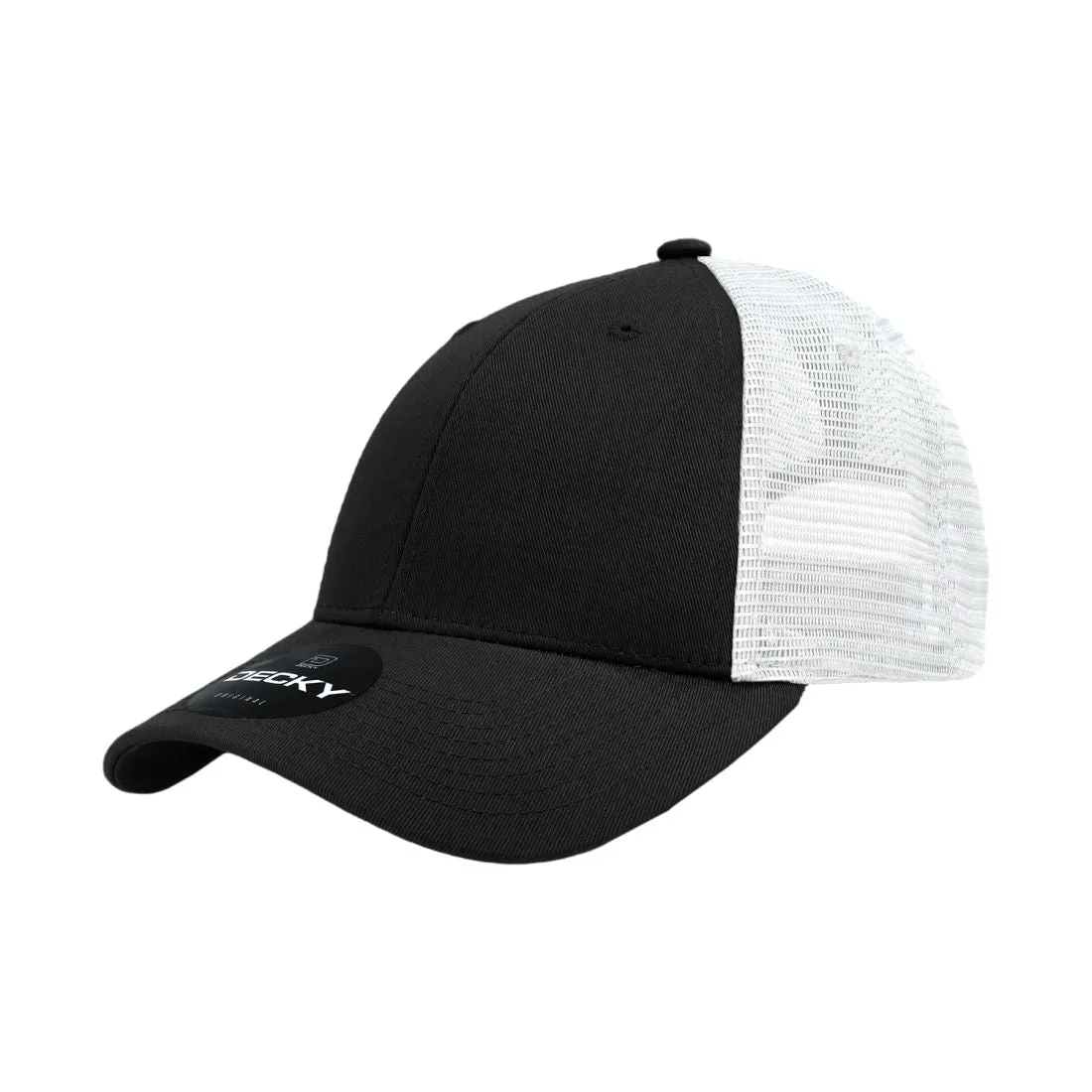 Decky 214 Low Profile Mesh Trucker Golf Hats 6 Panel Curved Bill Baseball Caps