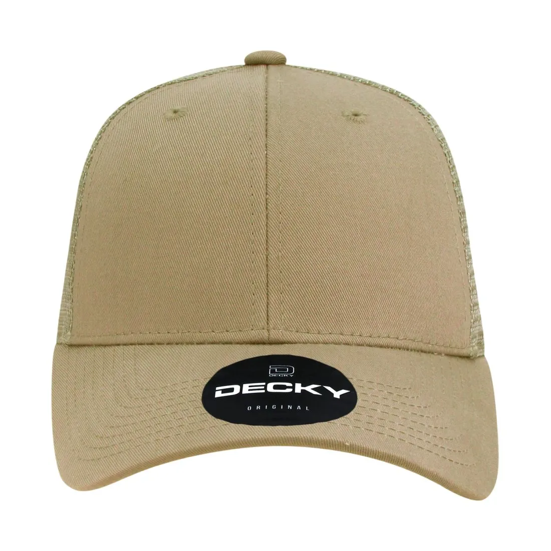 Decky 214 Low Profile Mesh Trucker Golf Hats 6 Panel Curved Bill Baseball Caps