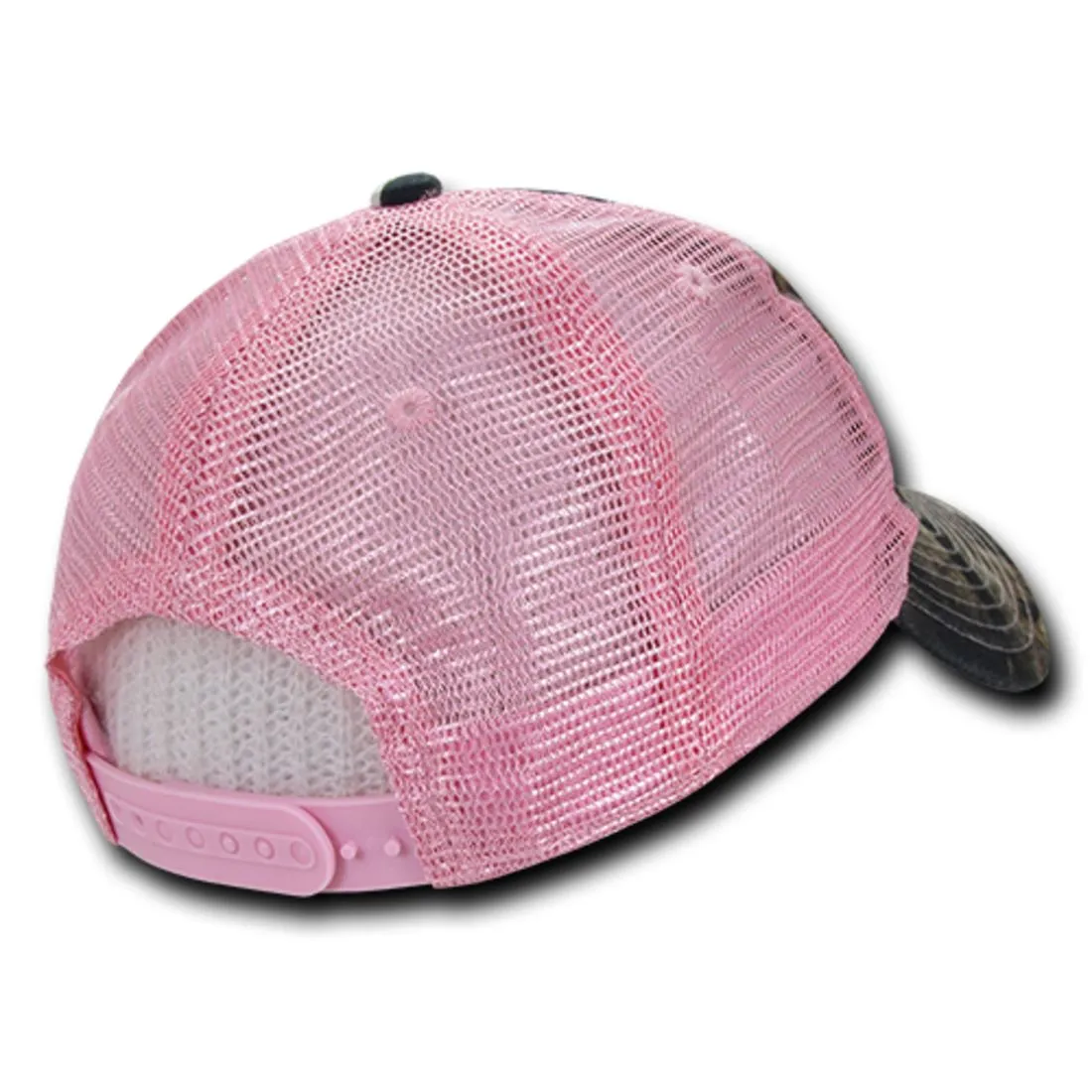 Decky 227 Relaxed Camouflage Hybricam Trucker Hats Low Profile 6 Panel Baseball Caps