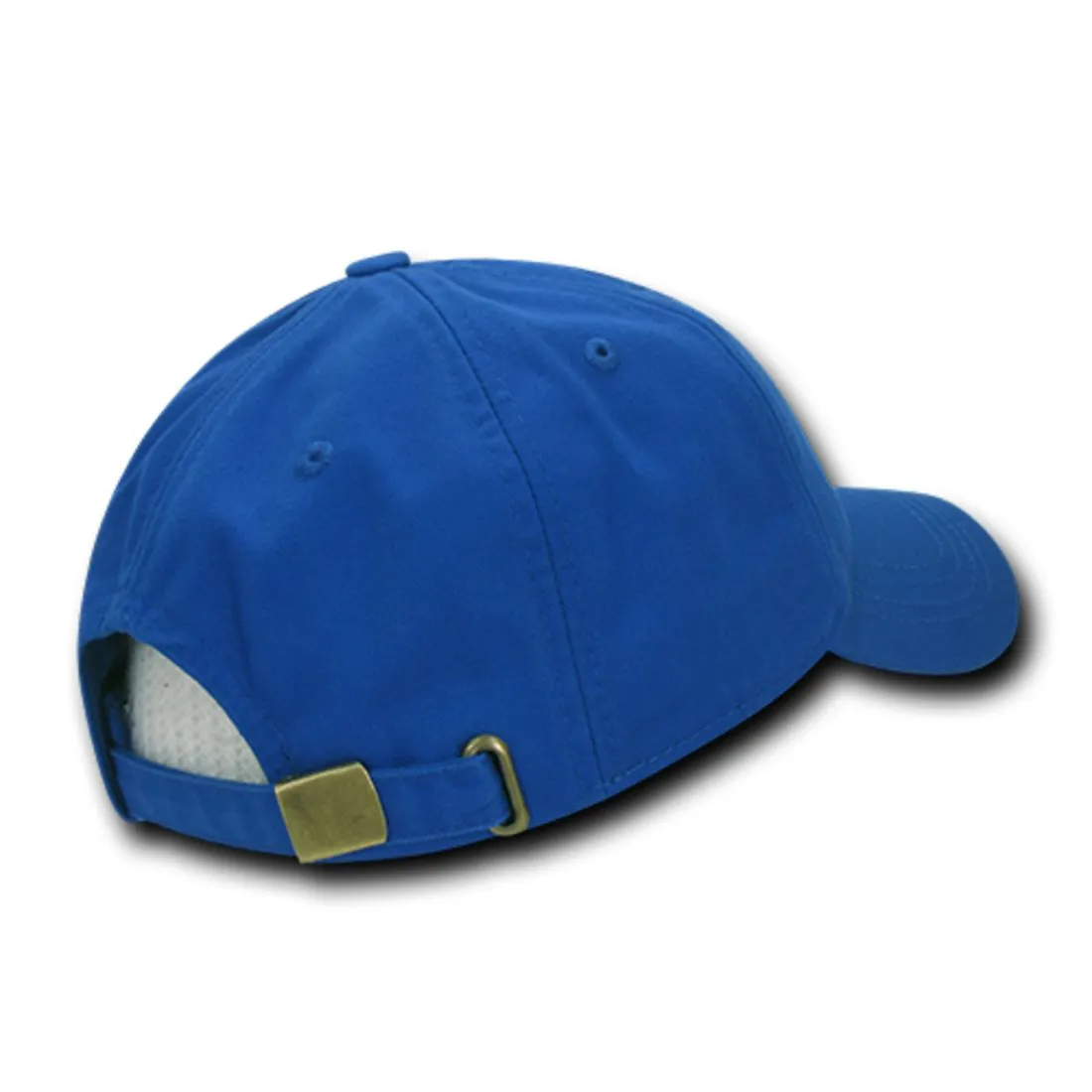 Decky 958 Two Ply Polo Hats Washed Heavy Cotton Low Profile 6 Panel Dad Caps