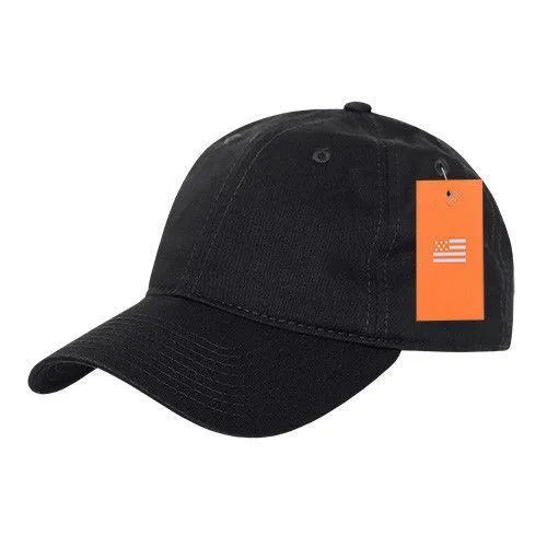 Decky Tearaway Relaxed Washed Vintage Cotton Baseball Cotton Caps Hats Unisex