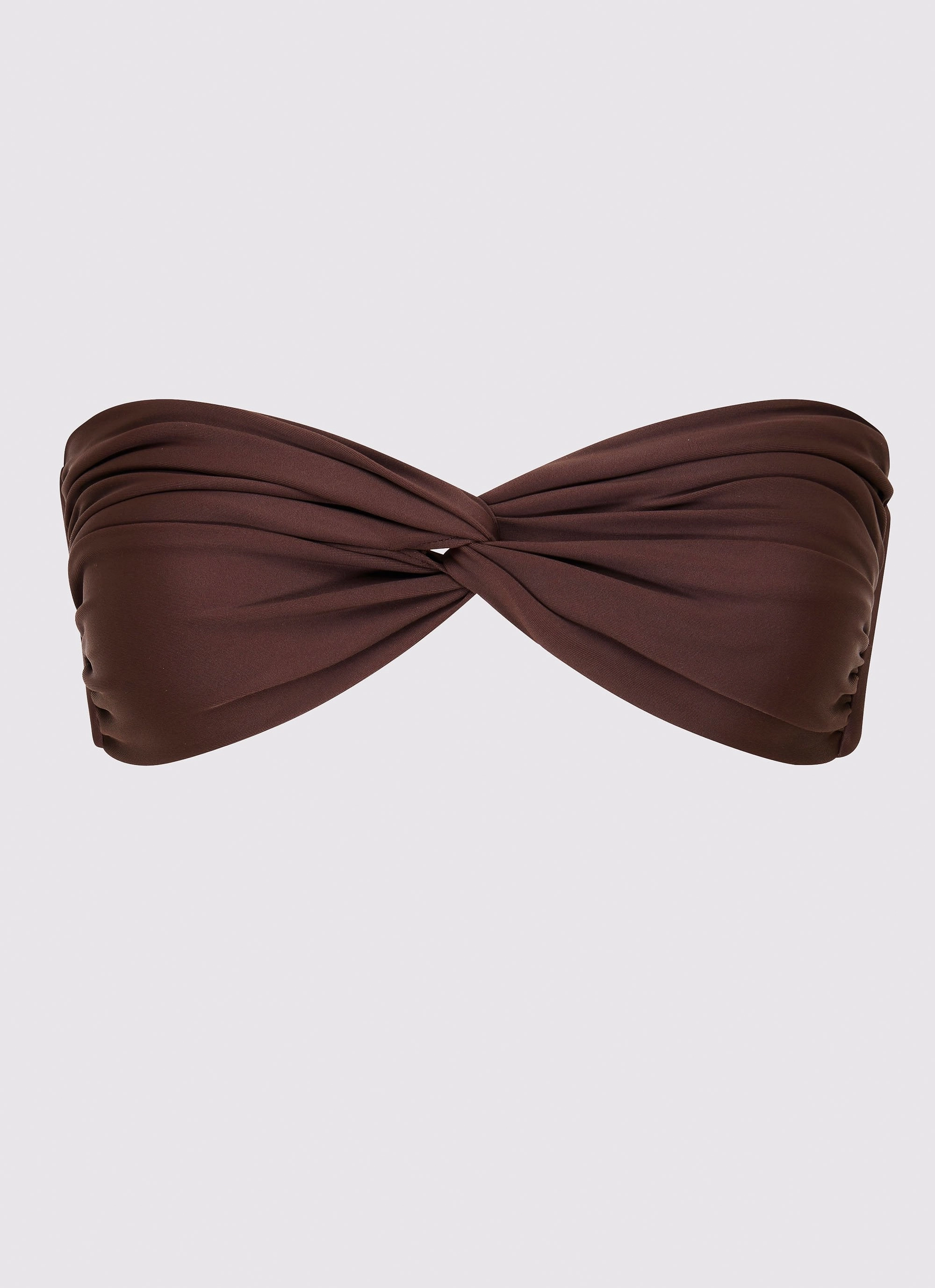 Fitness Clothing Delta Bandeau Bikini Top - Brown