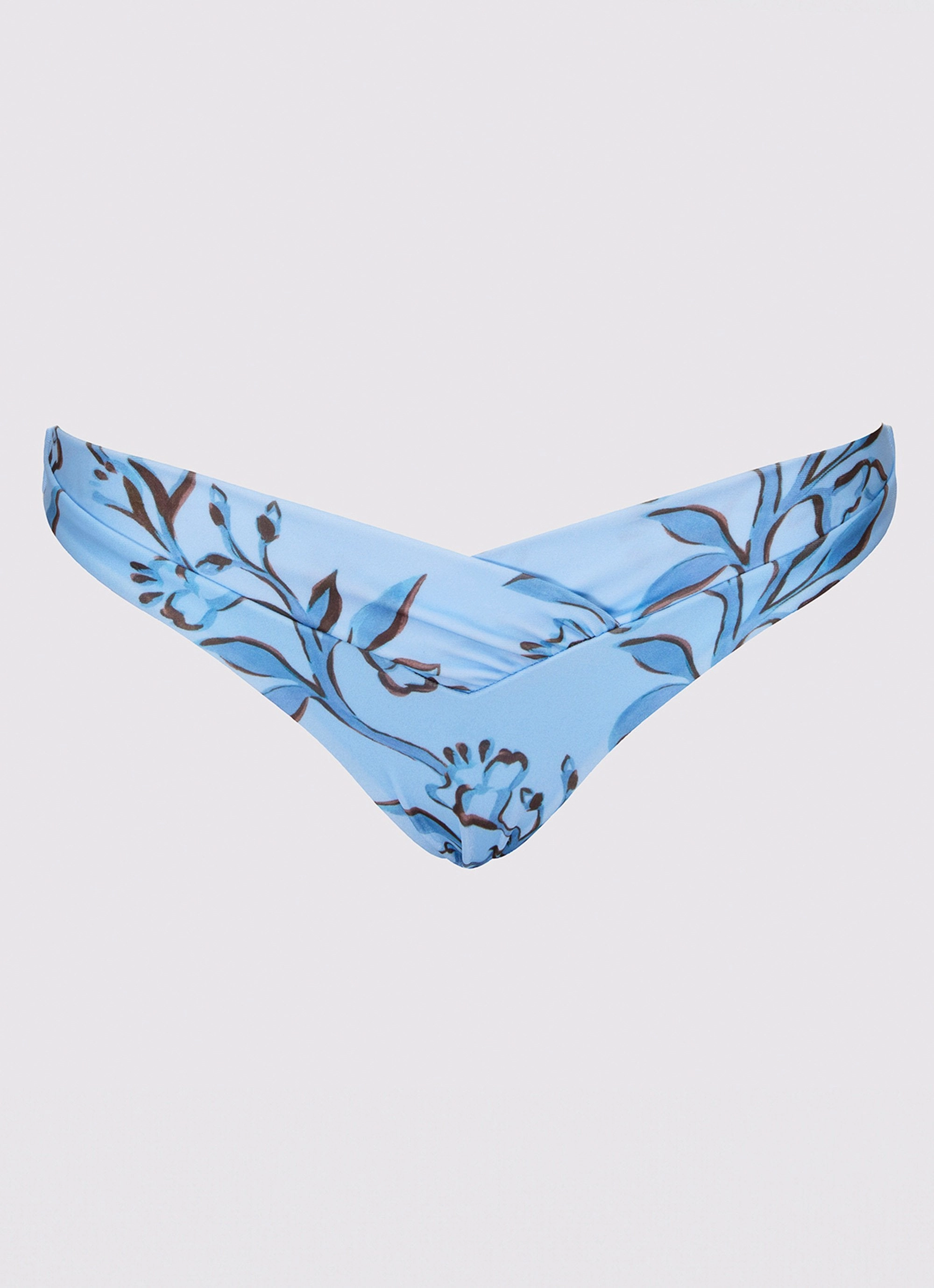 Delta Bikini Bottoms - Blue Floral Print Smart Casual shooting range