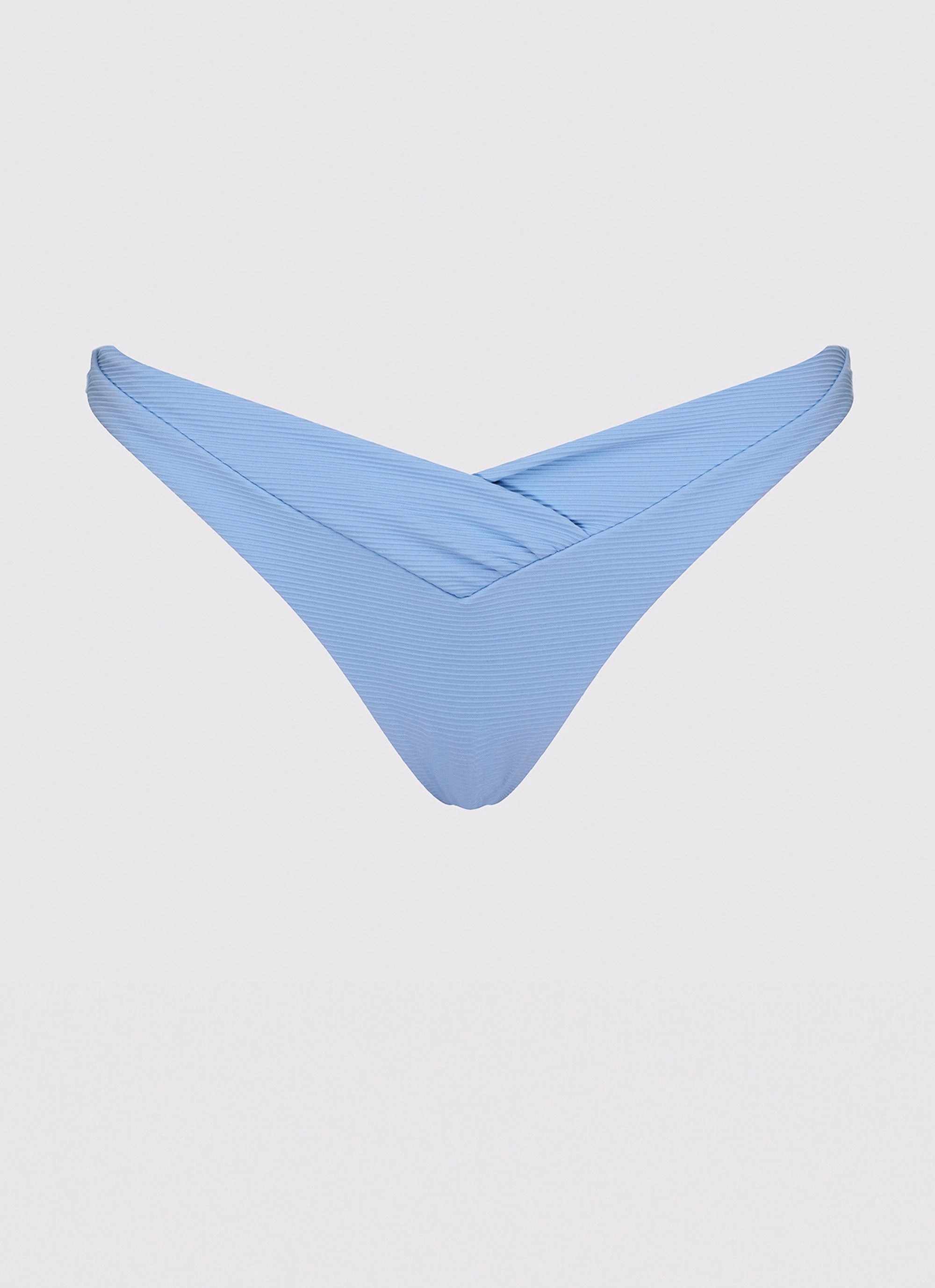 Reinforced Stitching Double Layered Elbow Patches Delta Bikini Bottoms - Blue