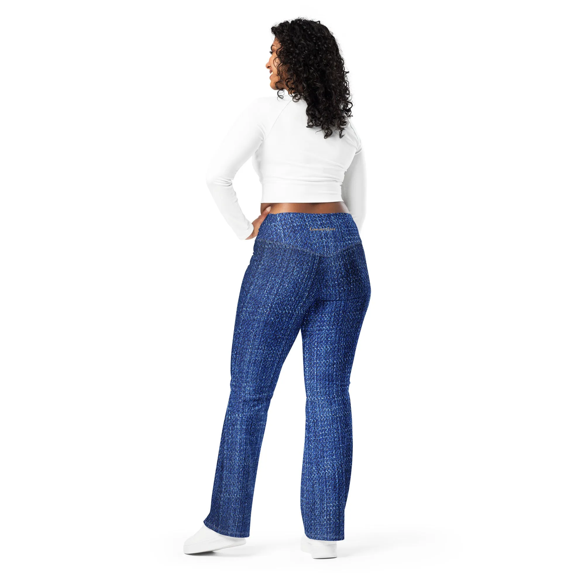 Denim Look Flare leggings, lioness-love