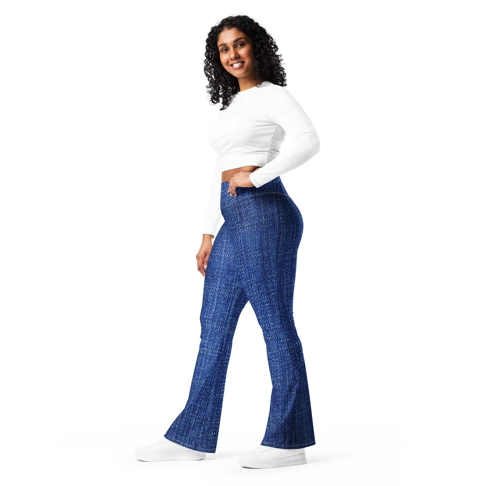 Denim Look Flare leggings, lioness-love