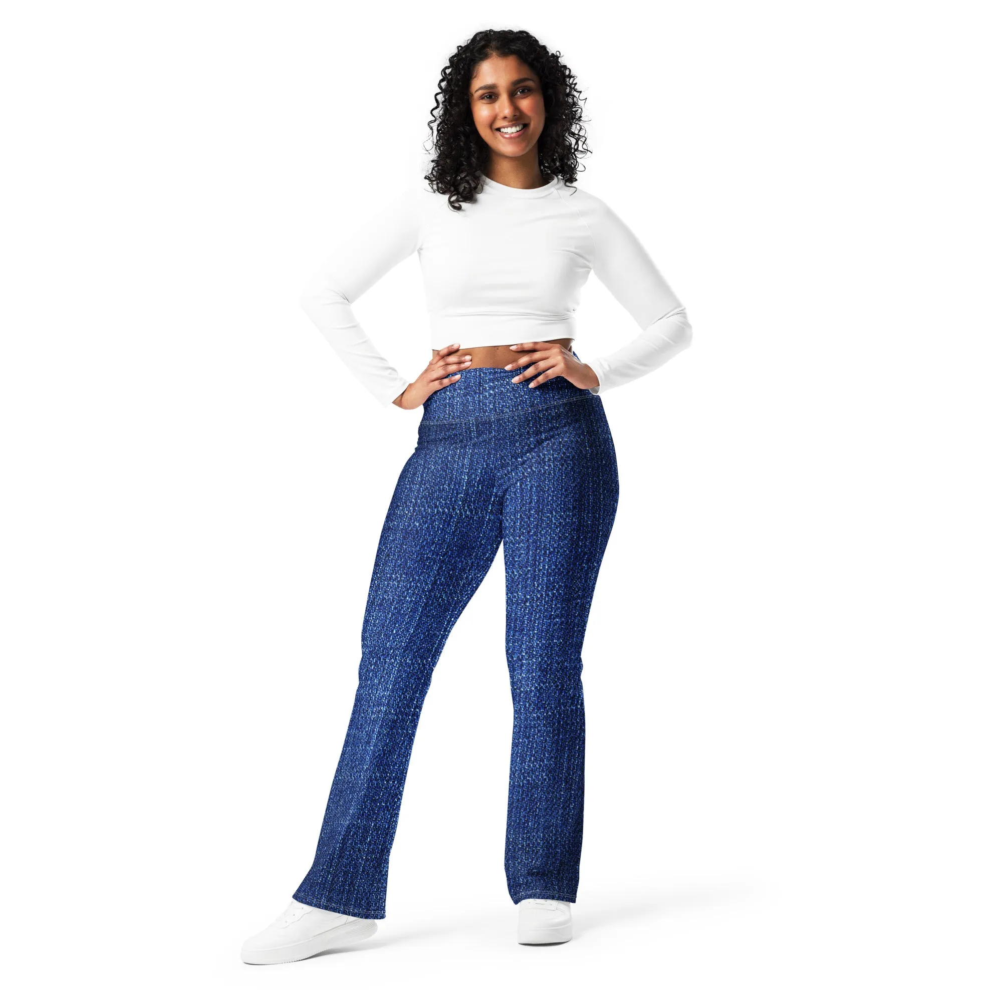 Denim Look Flare leggings, lioness-love