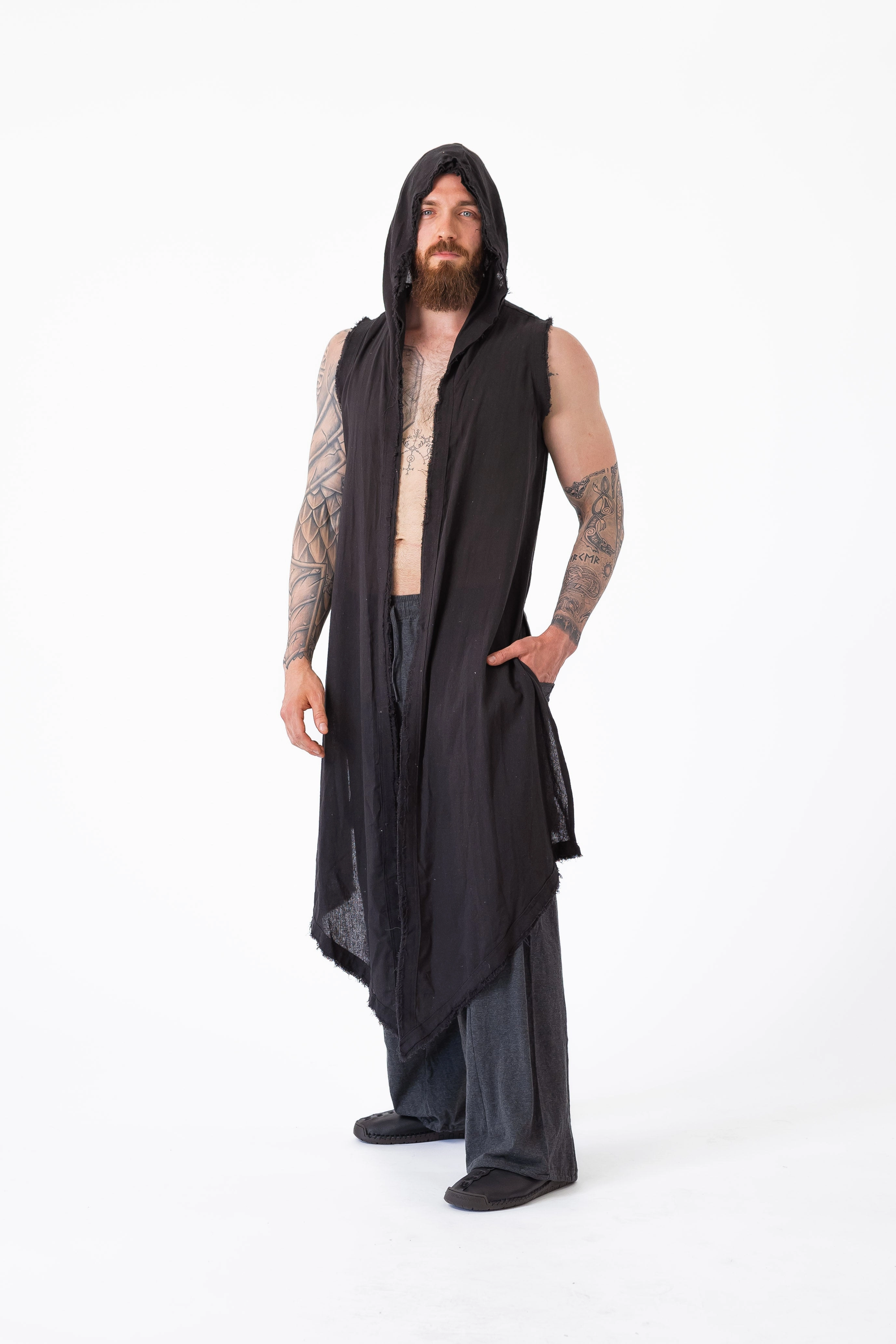 Desert Prince Vest DoubleLayered Collar