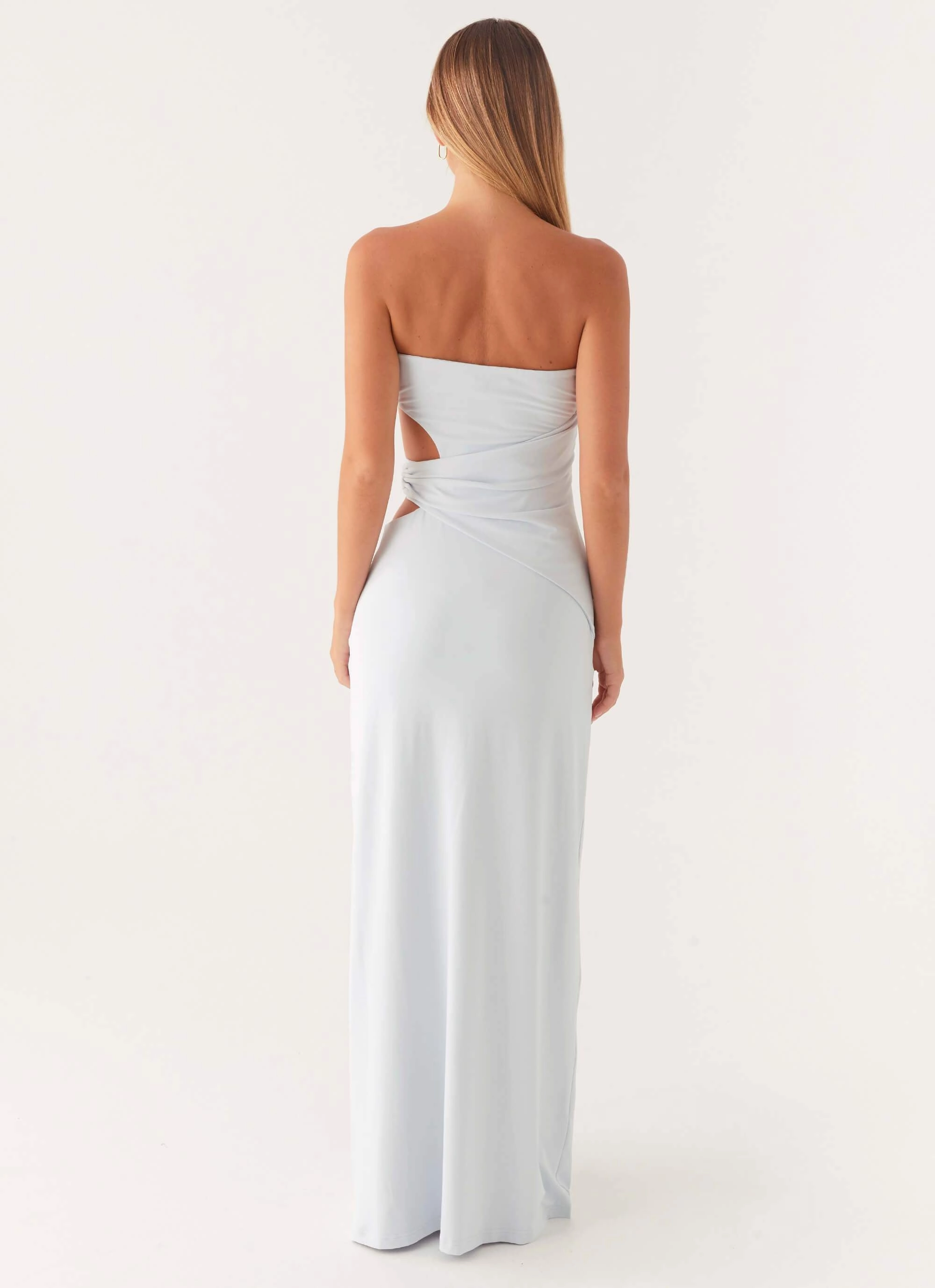 hypoallergenic Anetta Maxi Dress - Pale Blue
