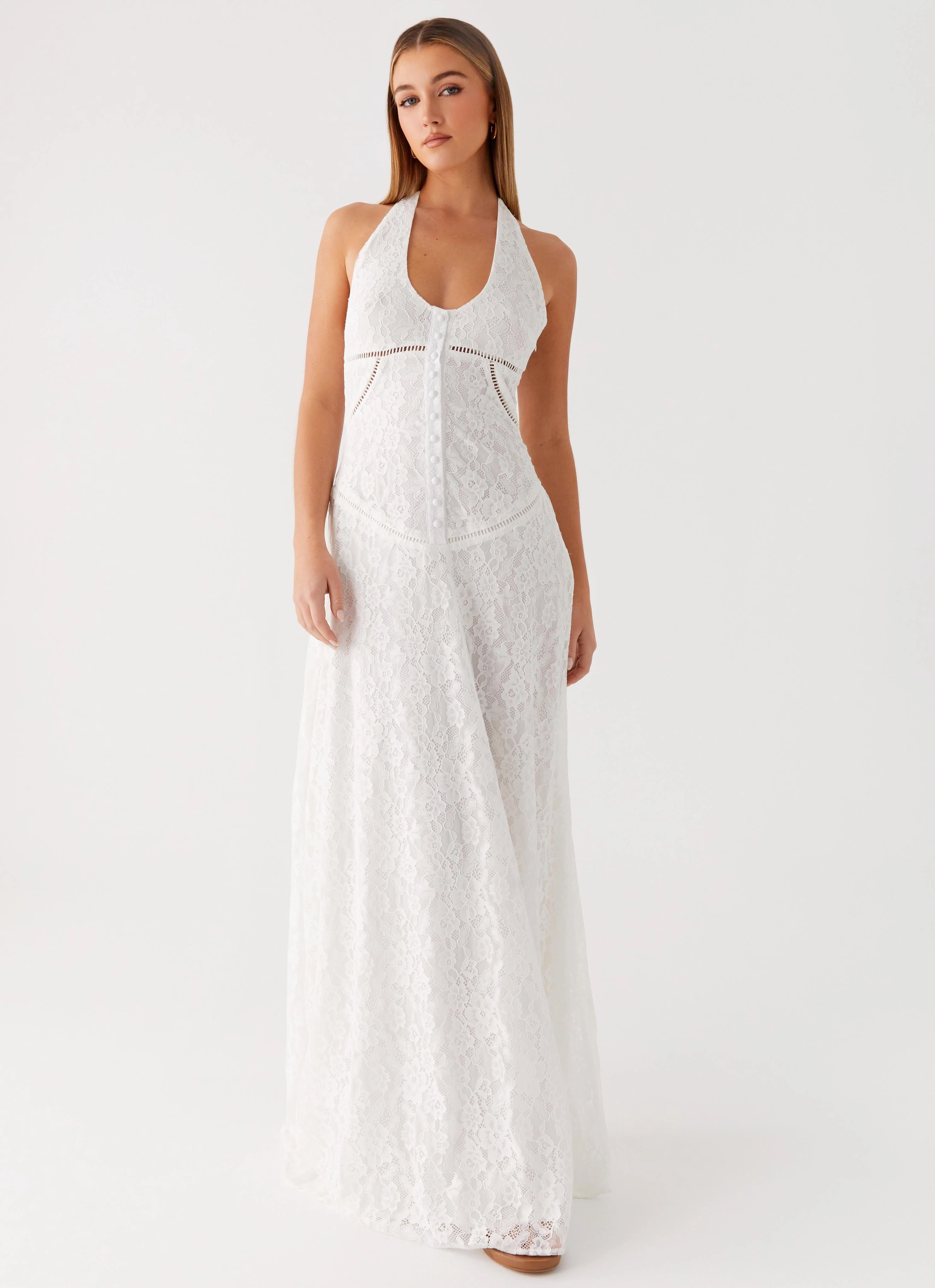 Comfort Layer Bold Touches Ember Valley Maxi Dress - Ivory