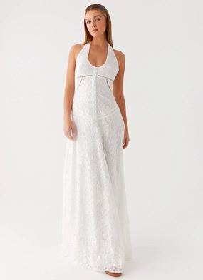 Comfort Layer Bold Touches Ember Valley Maxi Dress - Ivory