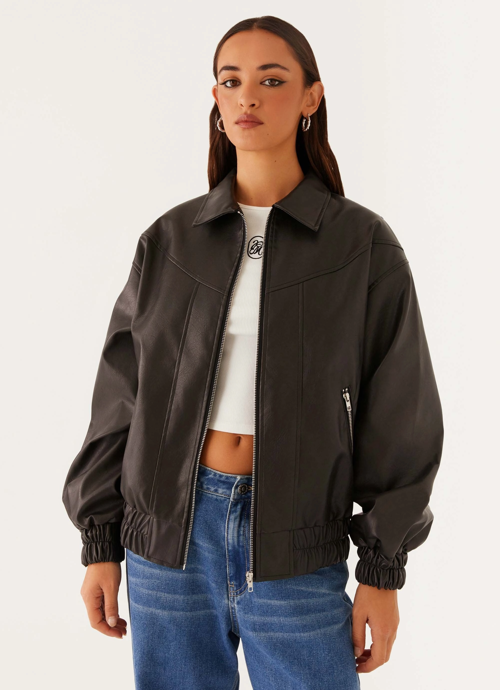 Holland Bomber Jacket - Black Multi Layer Construction