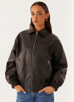 Easy Comfort Holland Bomber Jacket - Black