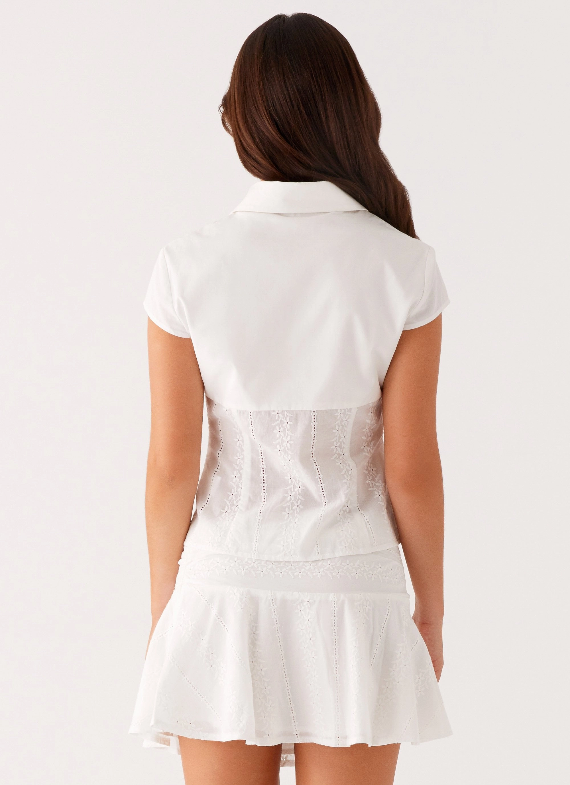 Devoted Mini Skirt - White Layer-Friendly
