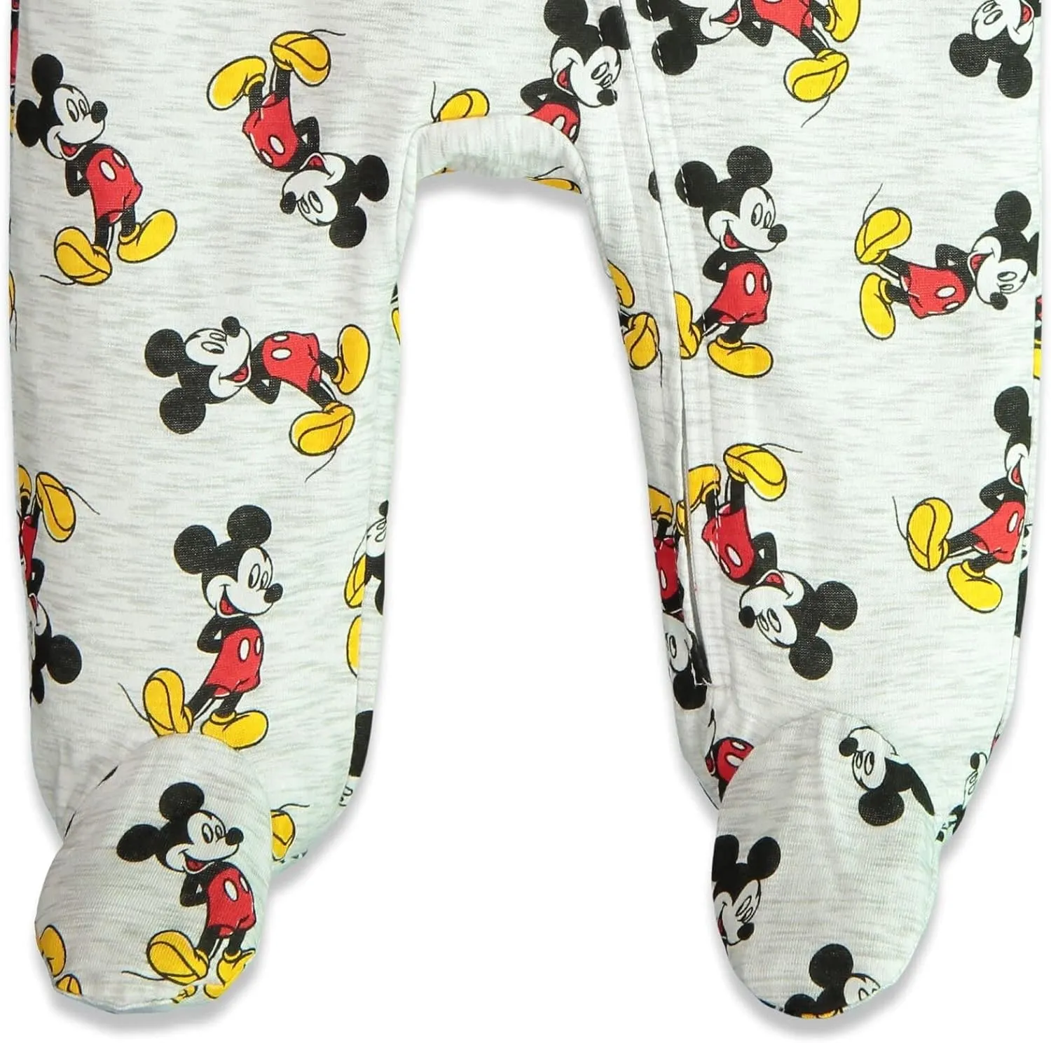 Disney Mickey Mouse Baby 2 Pack Zip Up Sleep N' Play Coveralls Newborn to Infant