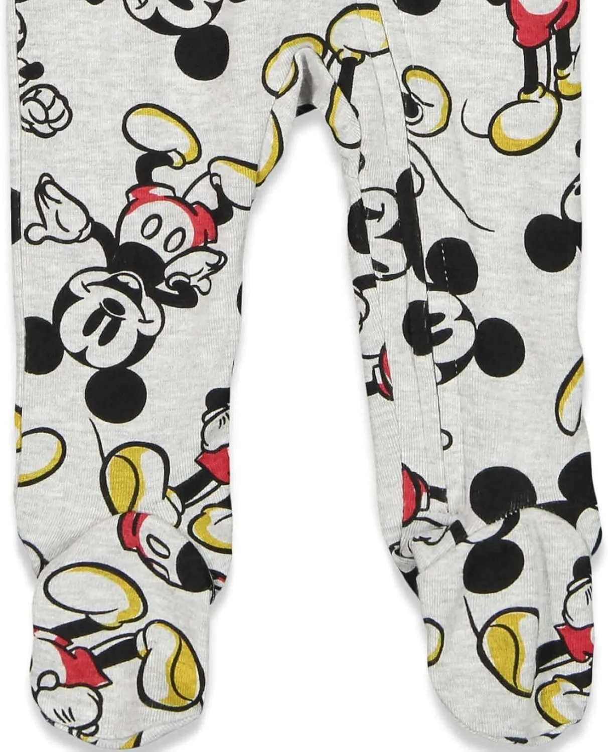 Disney Mickey Mouse Baby 2 Pack Zip Up Sleep N' Play Coveralls Newborn to Infant