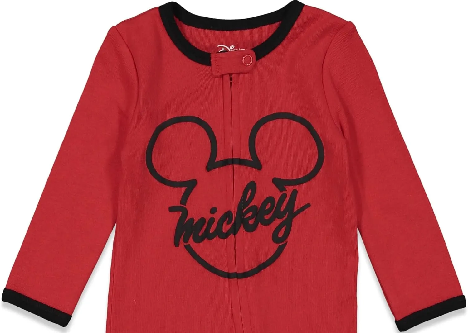 Disney Mickey Mouse Baby 2 Pack Zip Up Sleep N' Play Coveralls Newborn to Infant