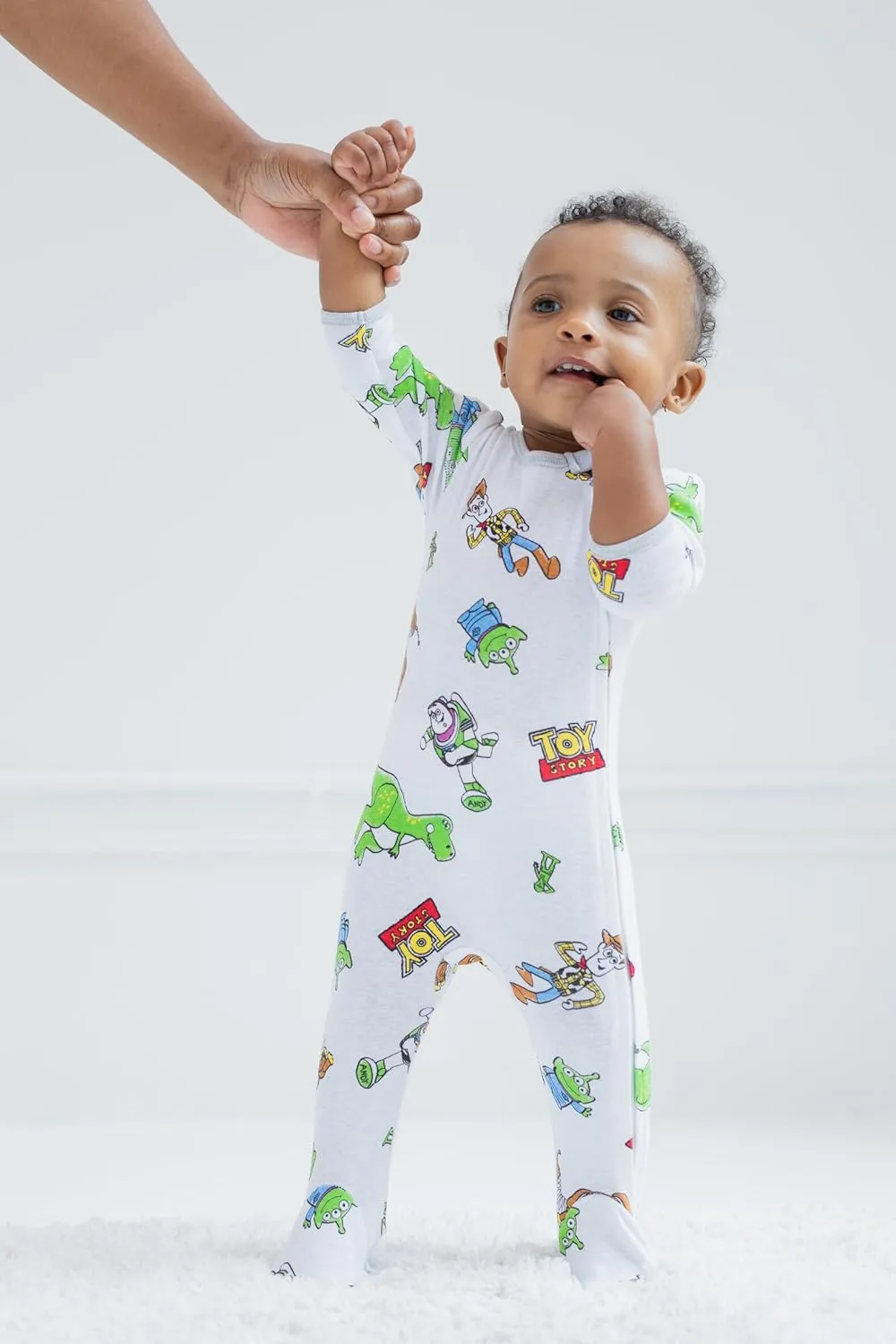Disney Winnie the Pooh Lion King Monsters Inc. Pixar Toy Story Baby 2 Pack Sleep N' Play Coveralls Newborn to Toddler