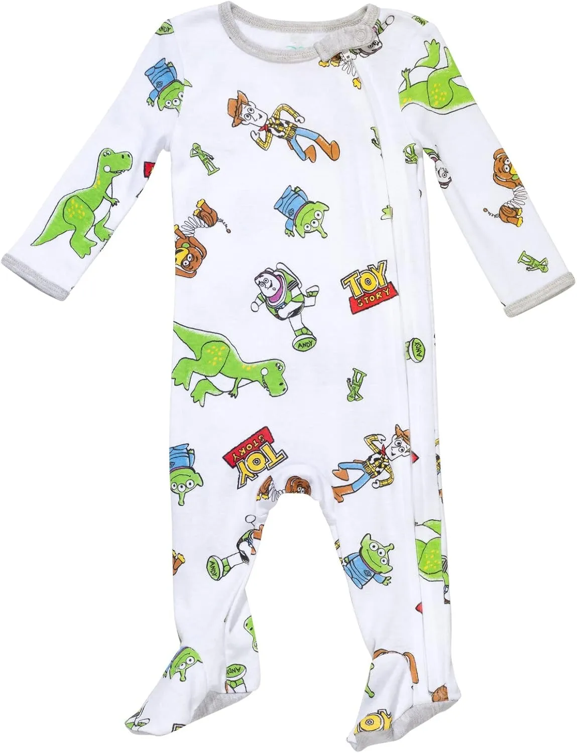 Disney Winnie the Pooh Lion King Monsters Inc. Pixar Toy Story Baby 2 Pack Sleep N' Play Coveralls Newborn to Toddler