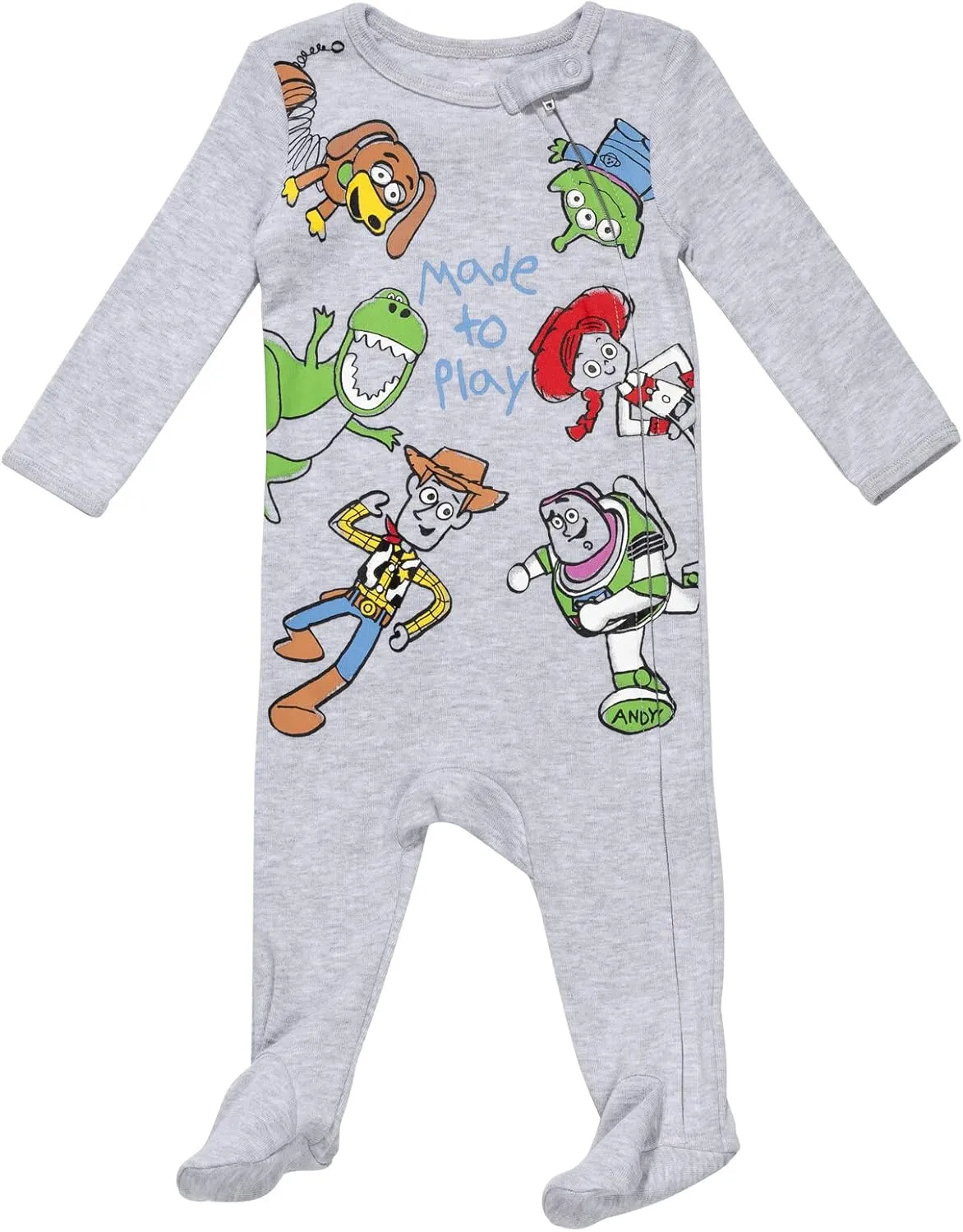Disney Winnie the Pooh Lion King Monsters Inc. Pixar Toy Story Baby 2 Pack Sleep N' Play Coveralls Newborn to Toddler