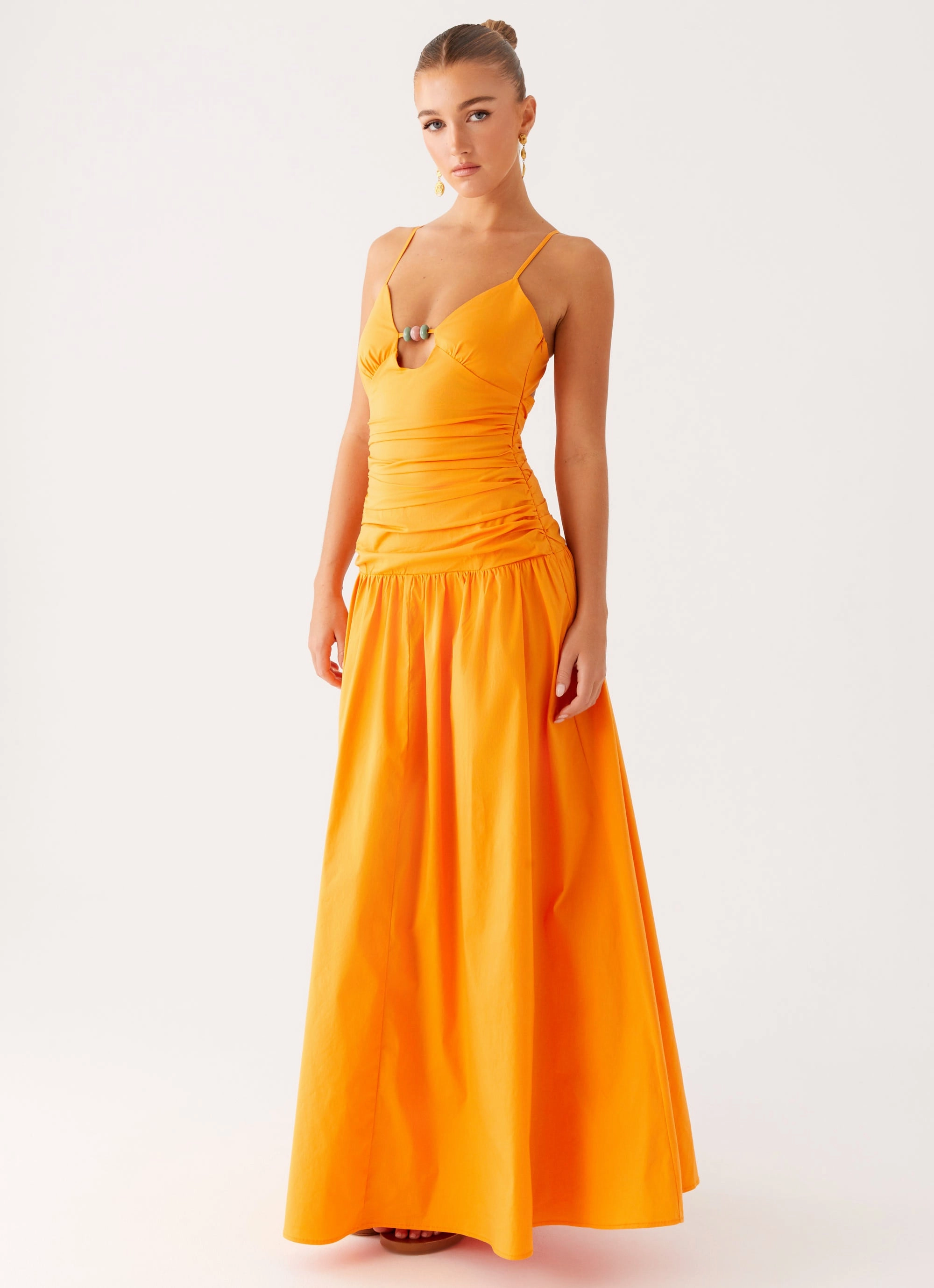 Avani Maxi Dress - Orange Lounge Ready