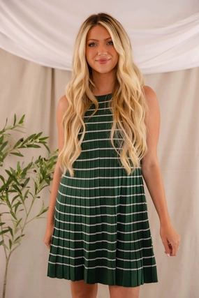Anniversary-Event Chill Mode Proving My Point Sweater Dress- Forest Green