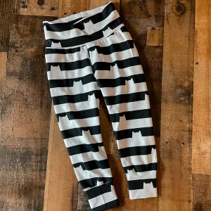 Dollhouse Cat Stripes Yoga & Slim leggings