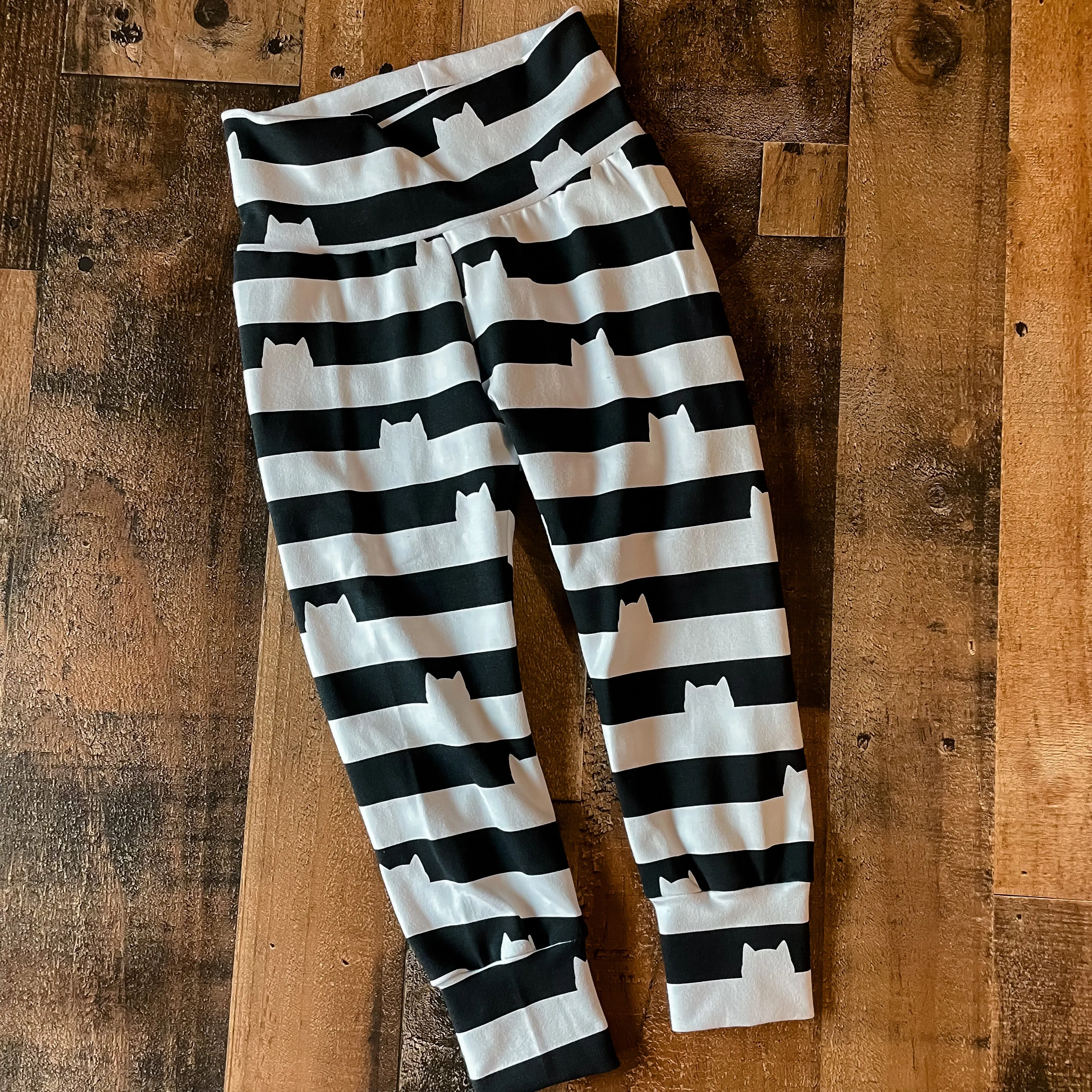 Dollhouse Cat Stripes Yoga & Slim leggings