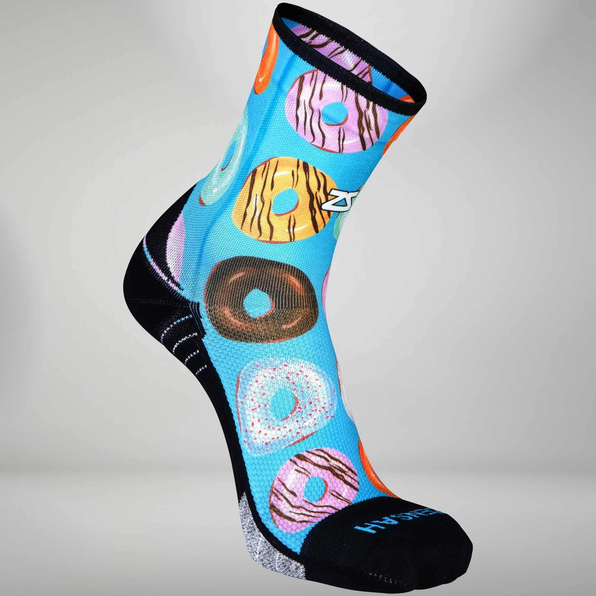 Donut Running Socks (Mini Crew)