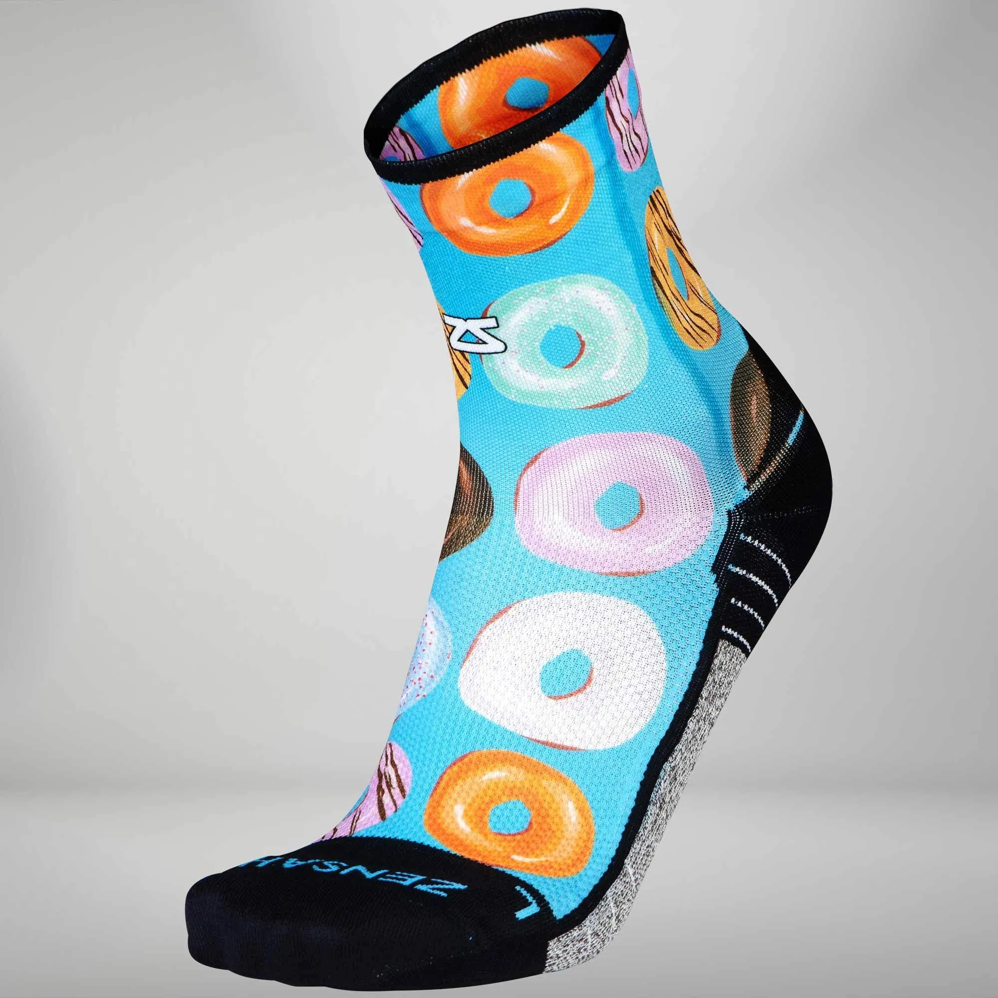 Donut Running Socks (Mini Crew)