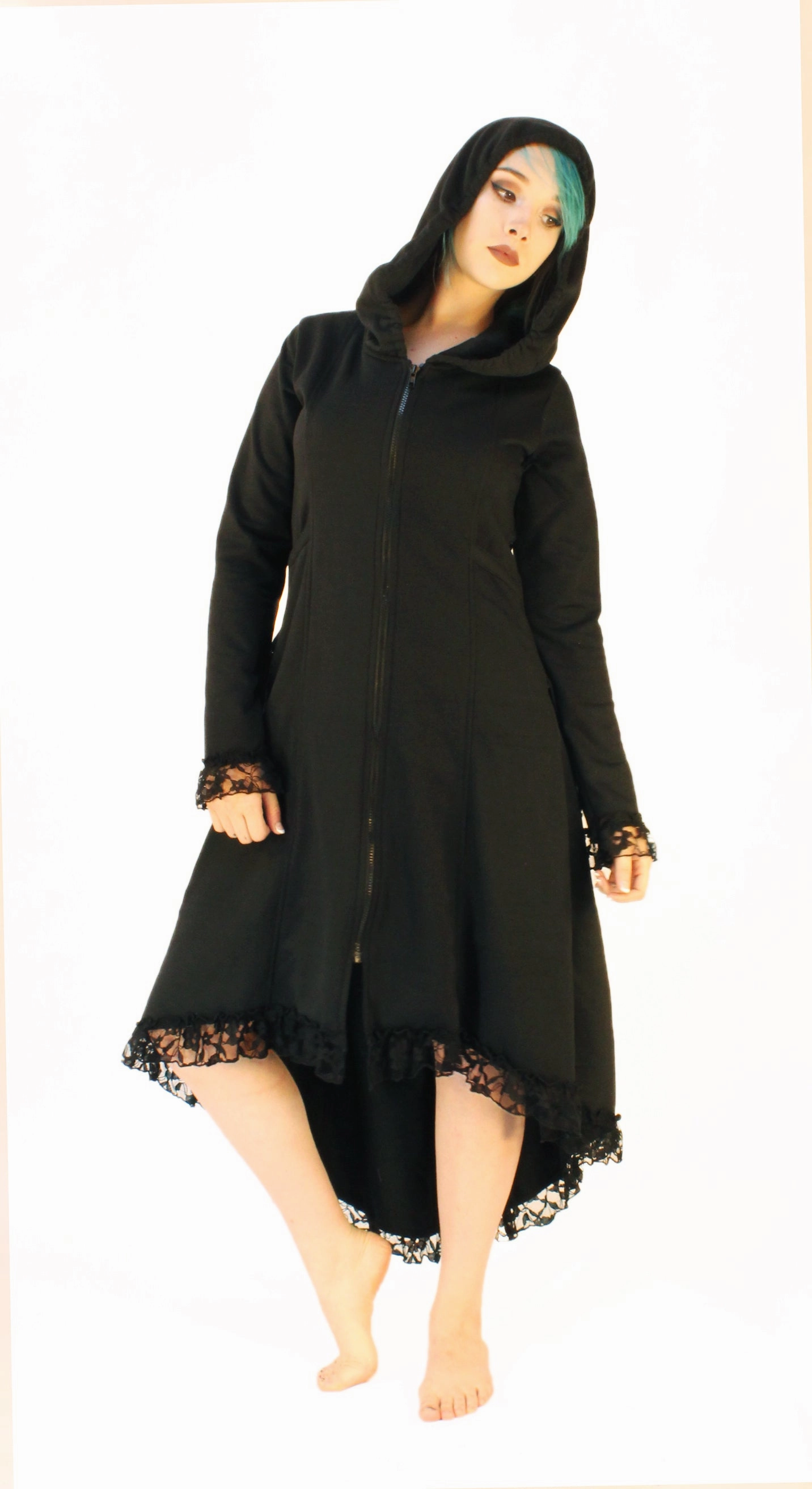 Galactic Lace Coat Collapsible Packable Style