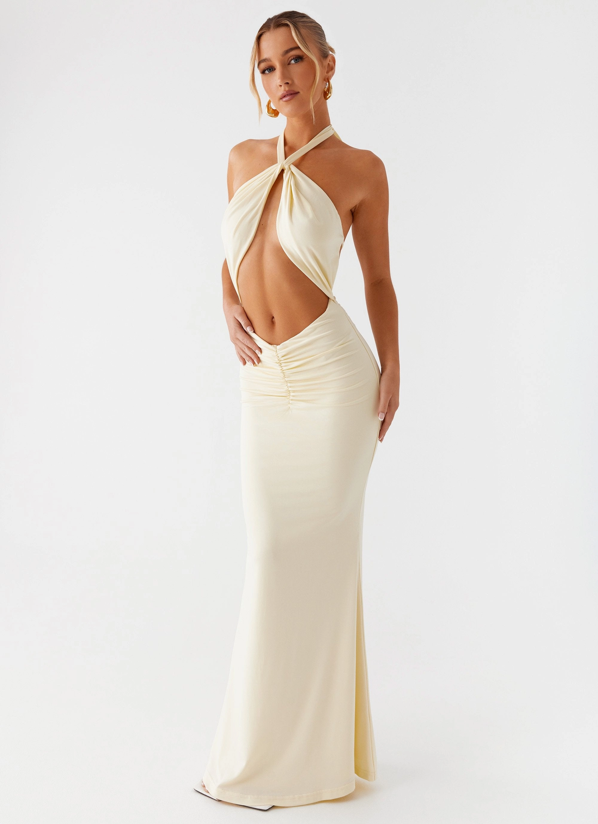 Double Take Maxi Dress - Yellow Easy Match Mid Season