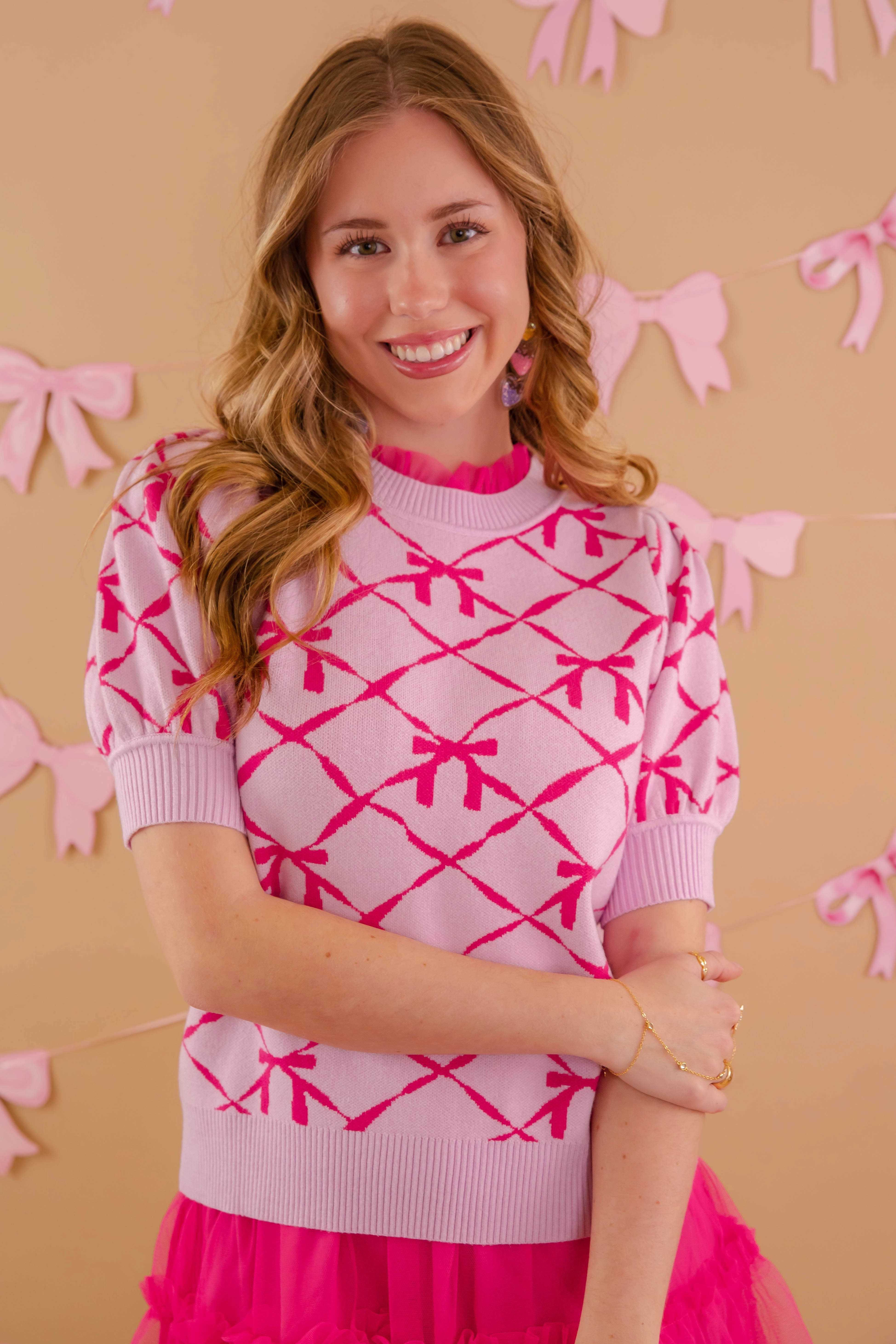 Every Day Is A Girl's Day Sweater WaffleWeave