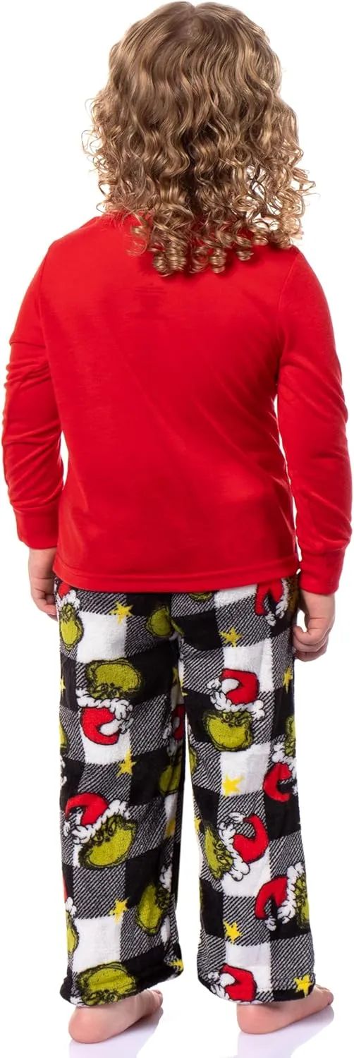 Dr Seuss Pajamas The Grinch Who Stole Christmas Holiday Family Pajama Set
