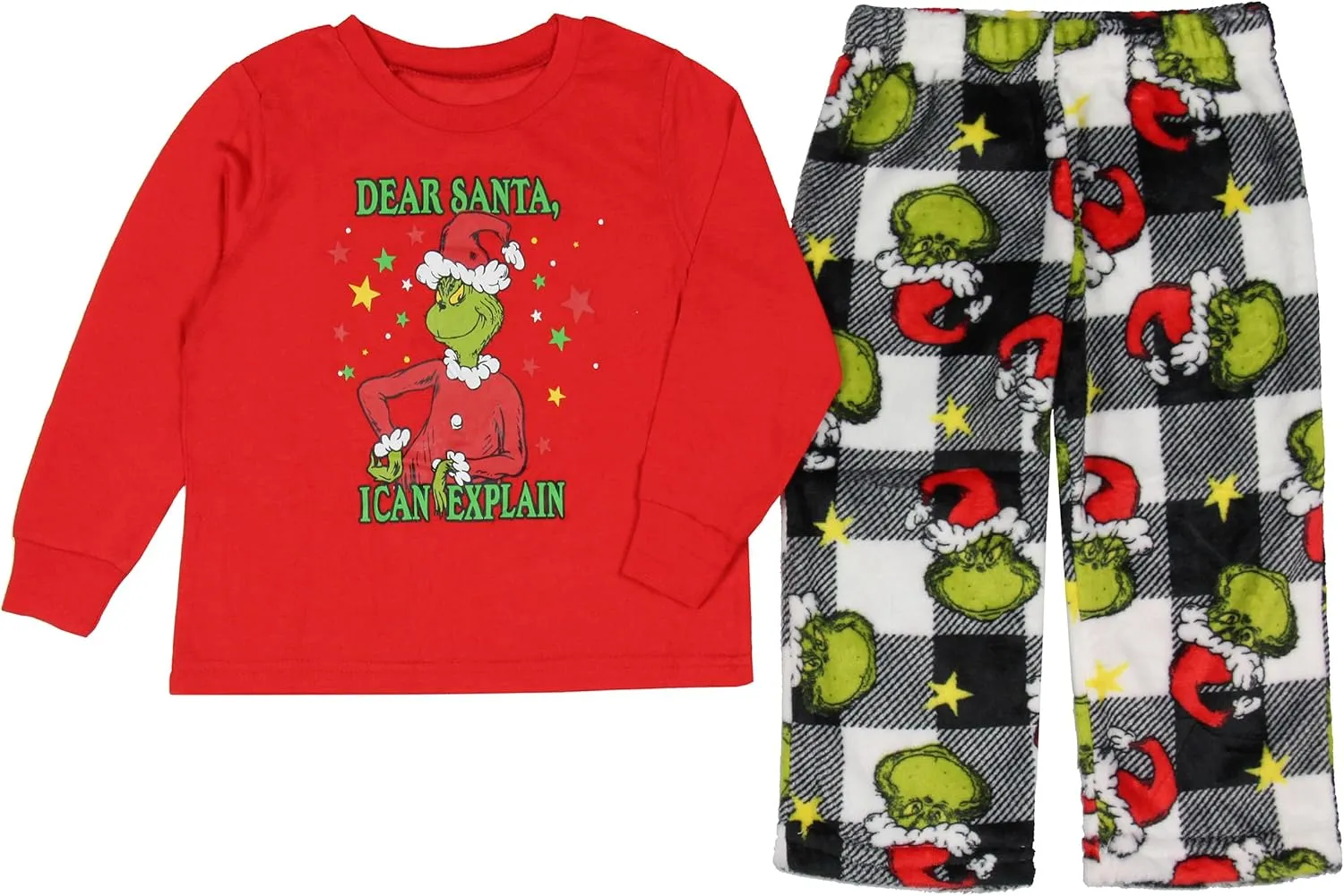 Dr Seuss Pajamas The Grinch Who Stole Christmas Holiday Family Pajama Set