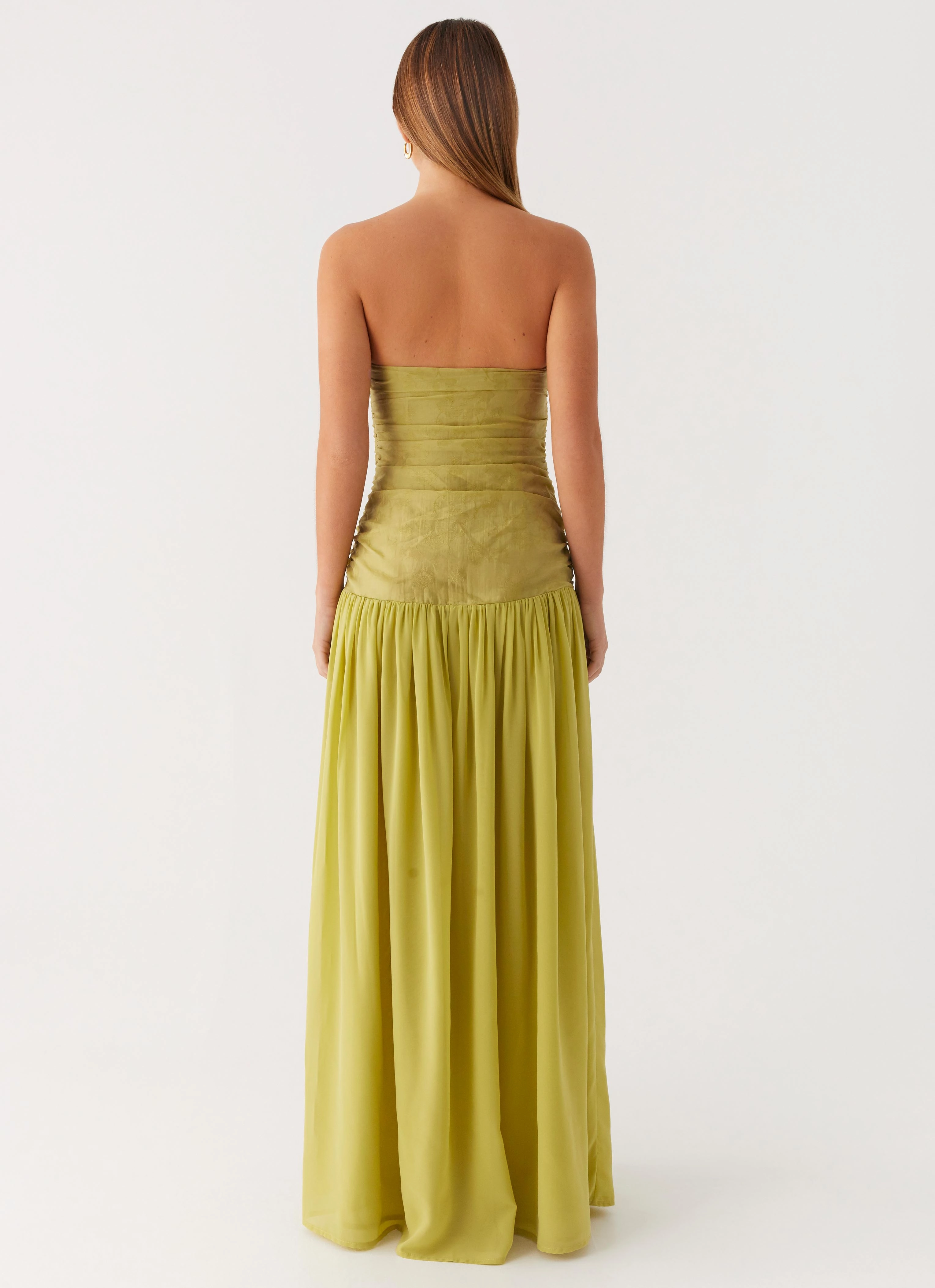 Dreamer Maxi Dress - Lime Zest Sheer Layer Bold colors