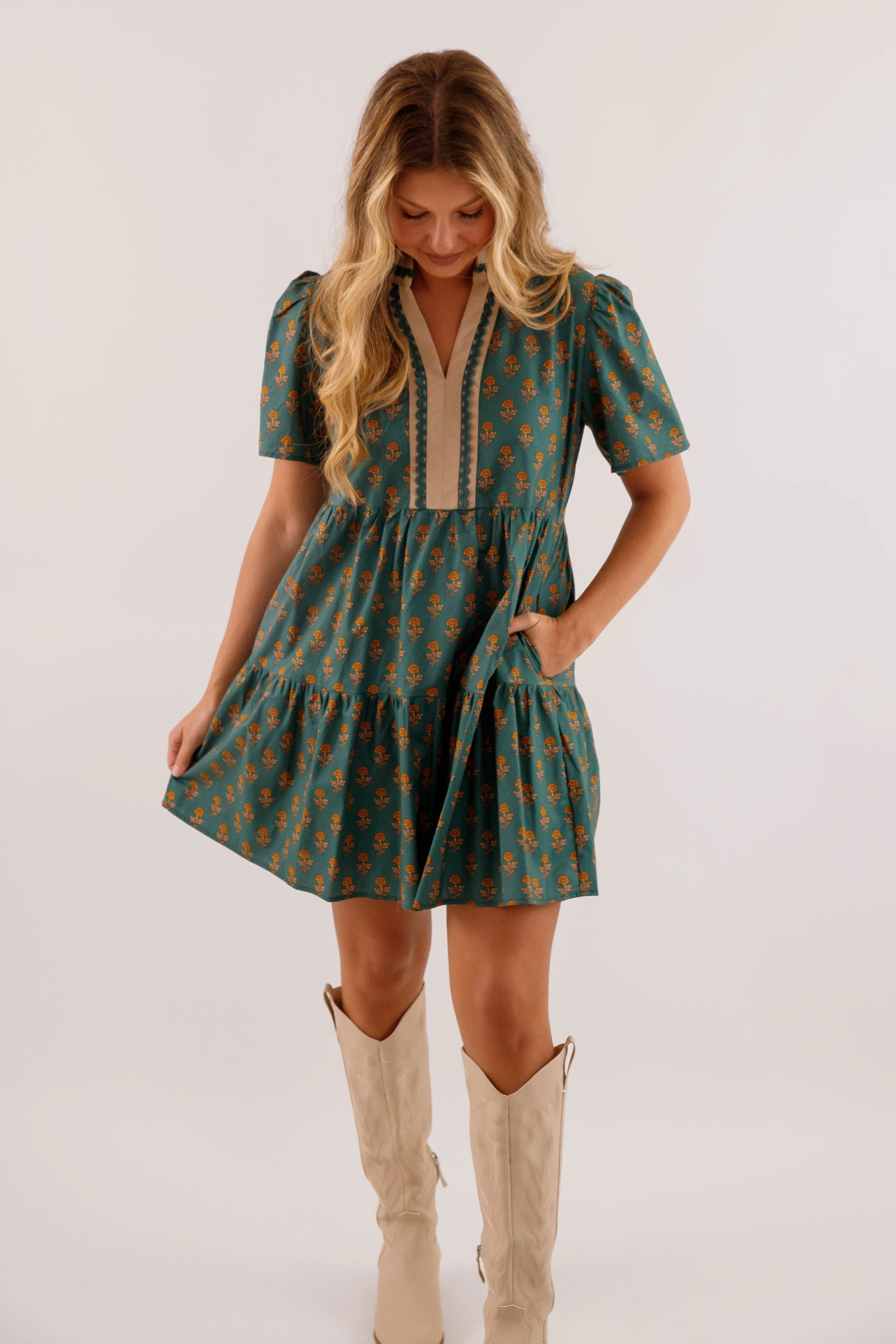 Dew Glow Contemporary Fit A Quick Decision Dress